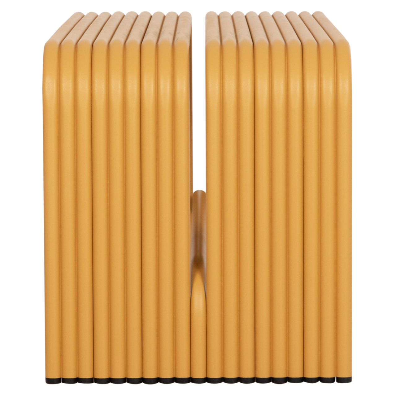 BENCH 2-SEATER SERIES INTREPID HM6327.06 ALUMINUM IN YELLOW COLOR 109,5x37x42Hcm. [5]
