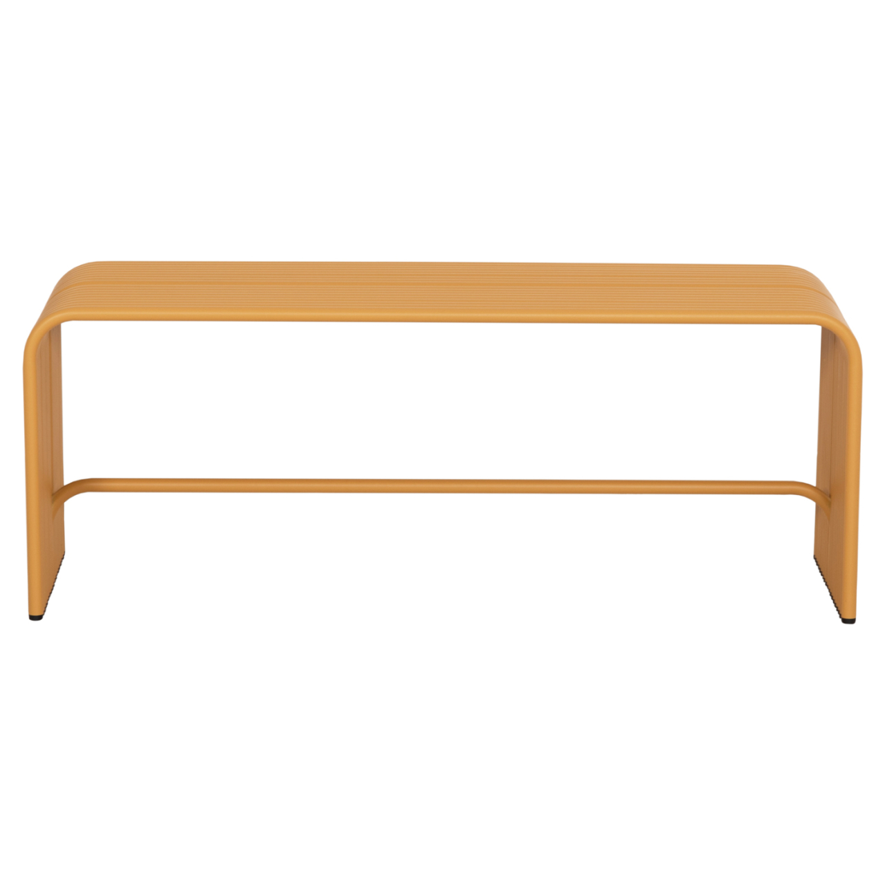 BENCH 2-SEATER SERIES INTREPID HM6327.06 ALUMINUM IN YELLOW COLOR 109,5x37x42Hcm. [3]