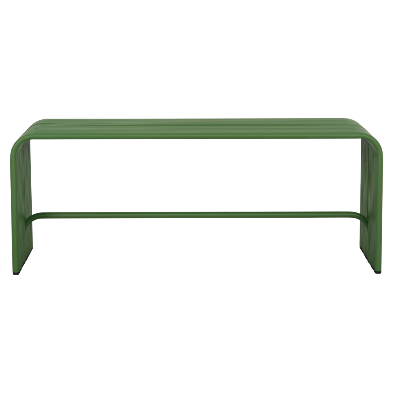 BENCH 2-SEATER SERIES INTREPID HM6327.07 ALUMINUM IN GREEN COLOR 109,5x37x42Hcm. [3]