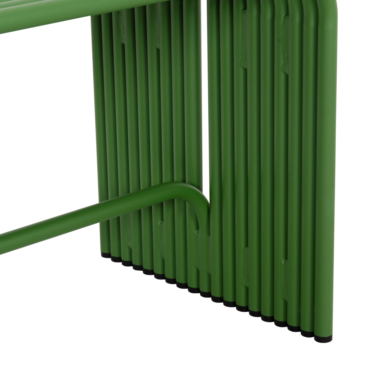 BENCH 2-SEATER SERIES INTREPID HM6327.07 ALUMINUM IN GREEN COLOR 109,5x37x42Hcm. [8]