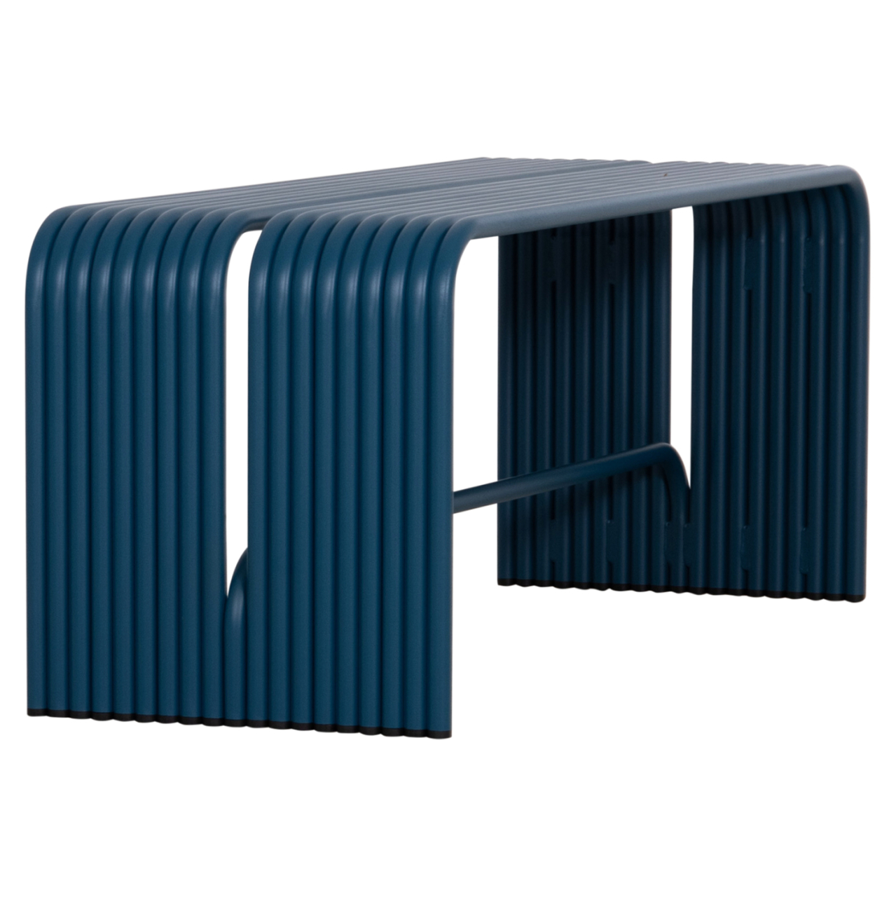 BENCH 2-SEATER SERIES INTREPID HM6327.08 ALUMINUM IN BLUE 109,5x37x42Hcm. [4]
