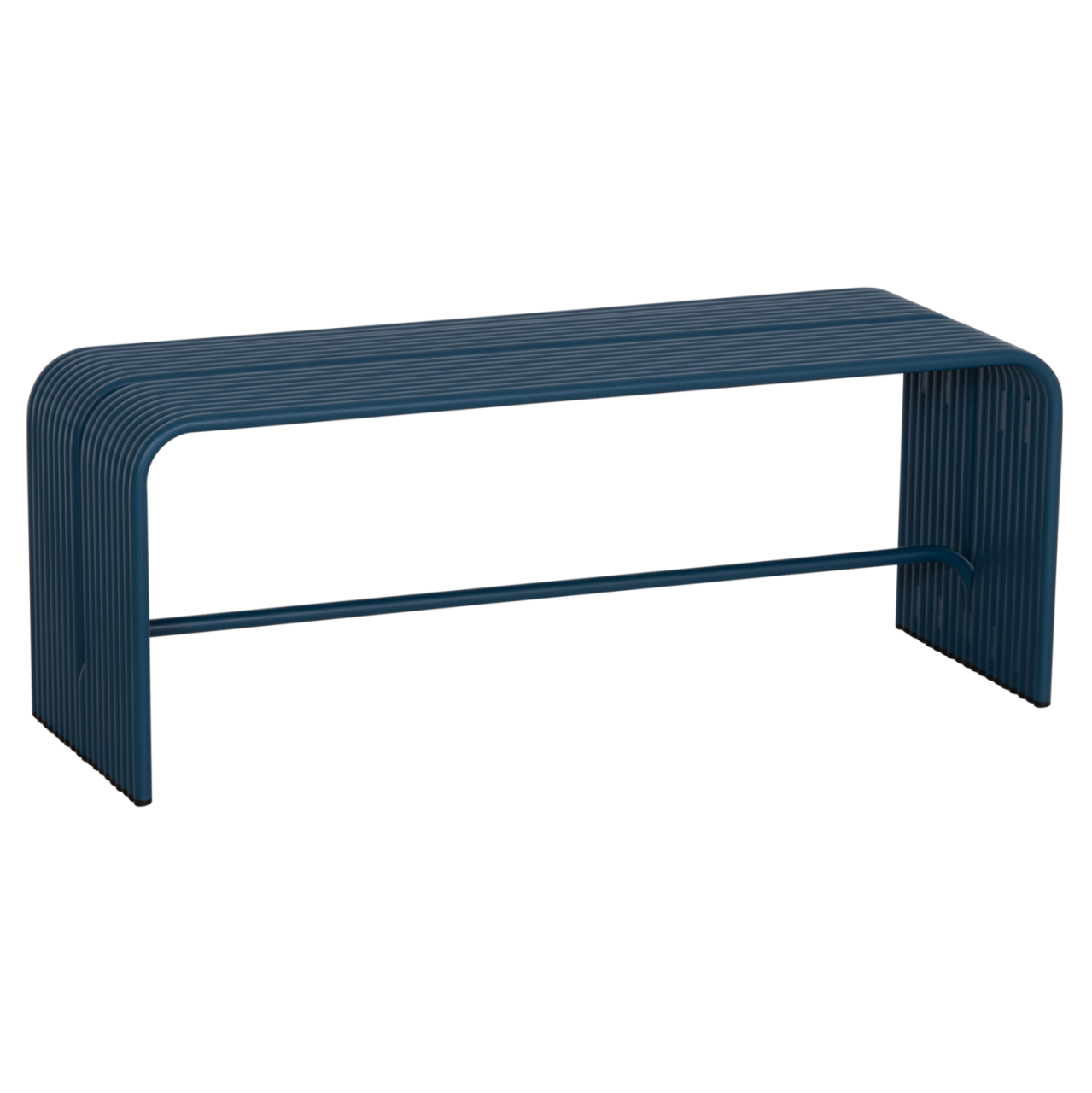 BENCH 2-SEATER SERIES INTREPID HM6327.08 ALUMINUM IN BLUE 109,5x37x42Hcm. [9]