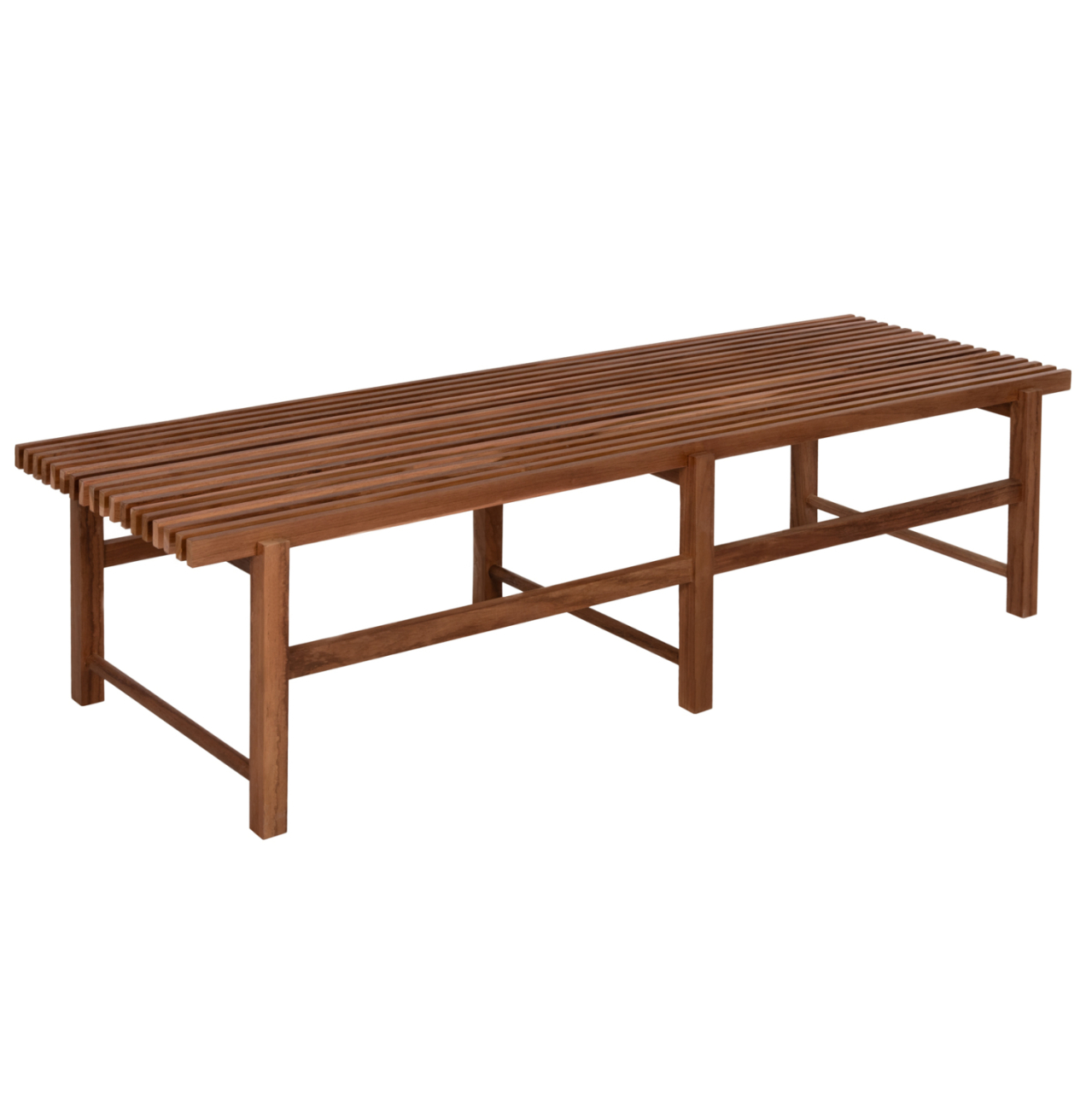 BENCH 3-SEATER KRON HM9537 TEAK WOOD IN NATURAL COLOR 180x56x46Hcm. [4]