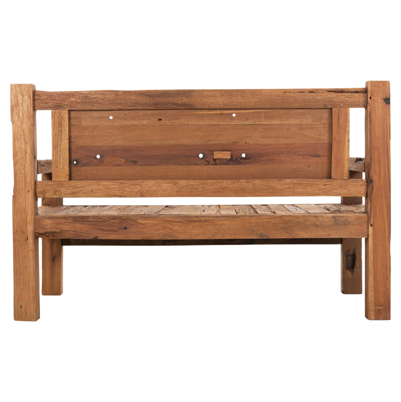BENCH 3-SEATER THREEWAY HM9454.01 RECYCLED MIX WOOD 159.5x80x100Hcm. [6]