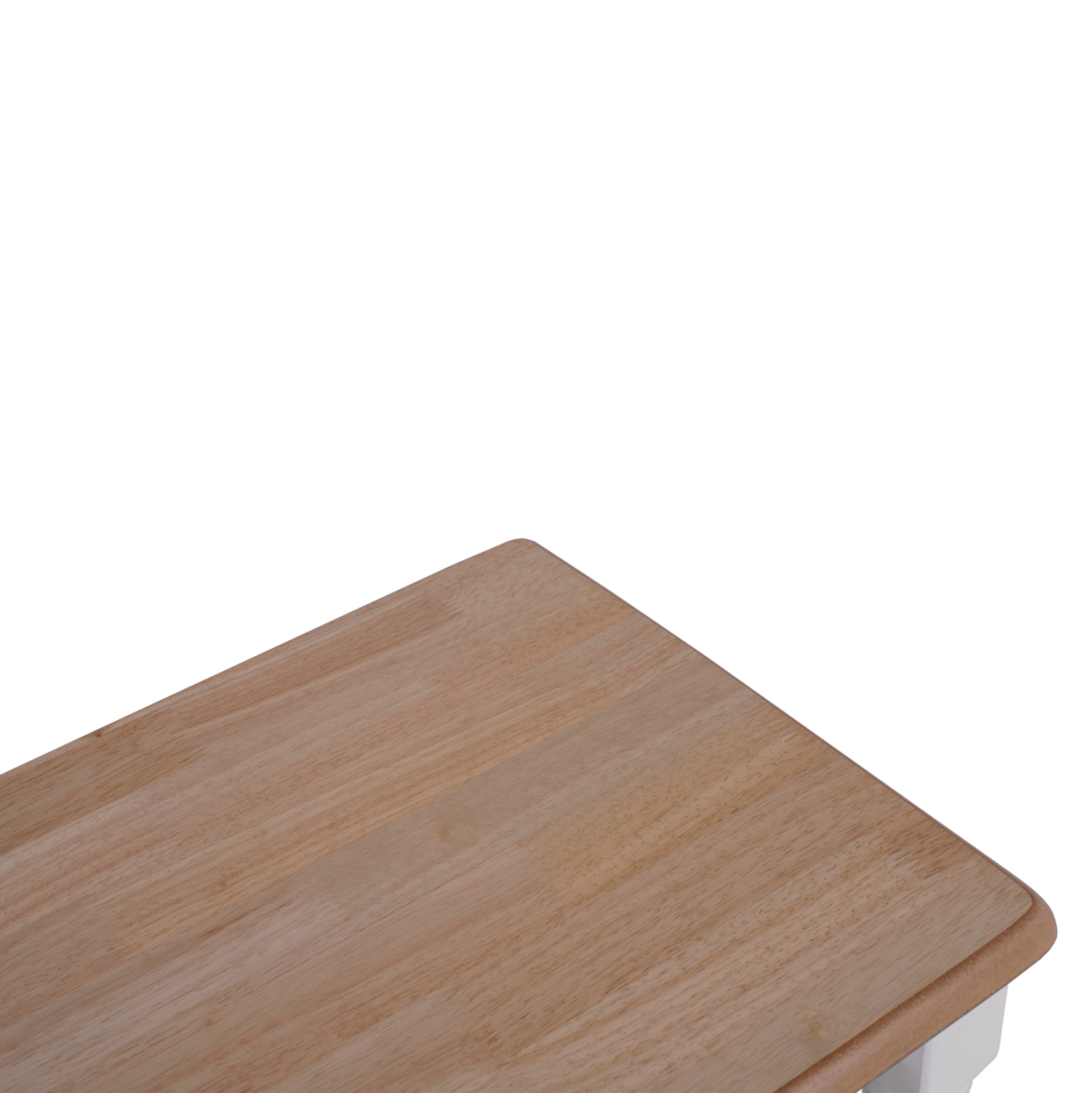 Bench for dining table HM8281 natural seat white frame 120x40x46 cm [4]