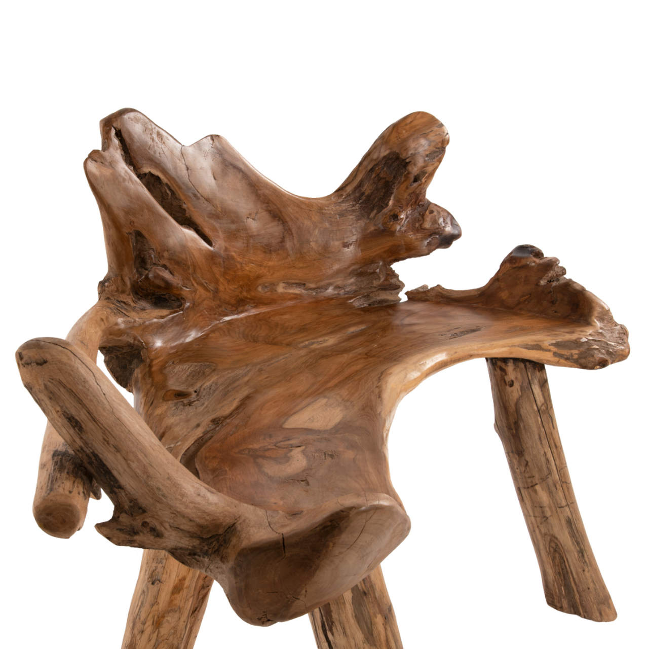 BENCH HM9348 SOLID TEAK NATURAL COLOR 120x88x80 cm. [9]