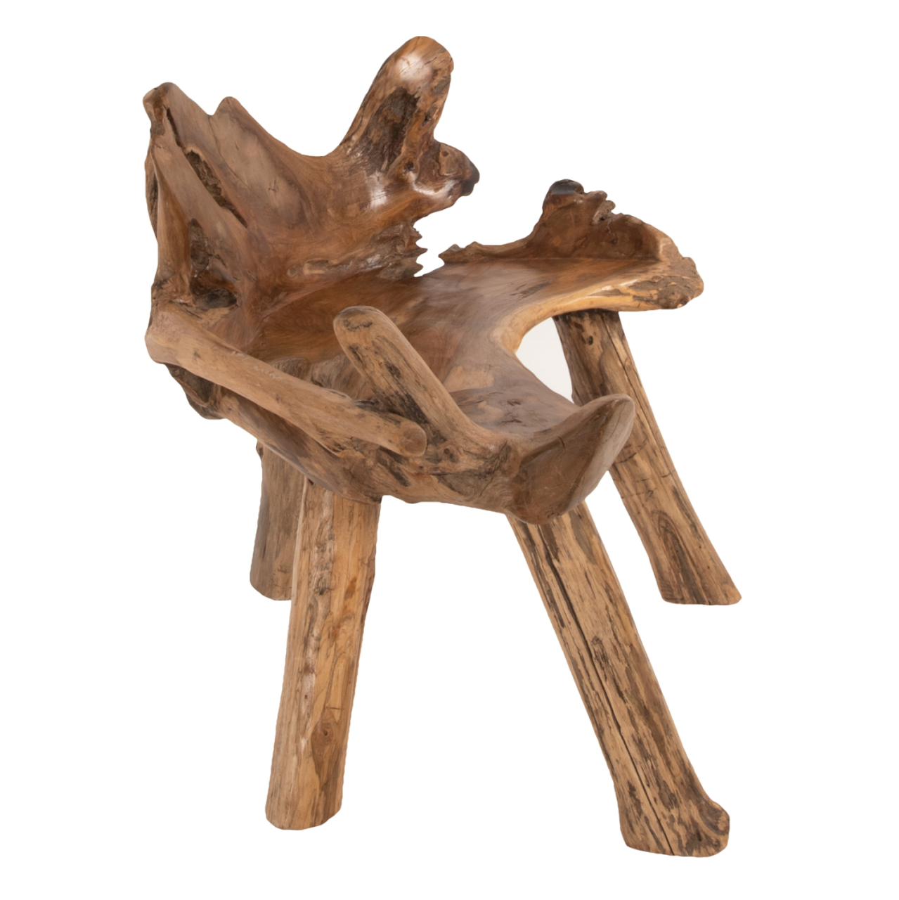 BENCH HM9348 SOLID TEAK NATURAL COLOR 120x88x80 cm. [4]