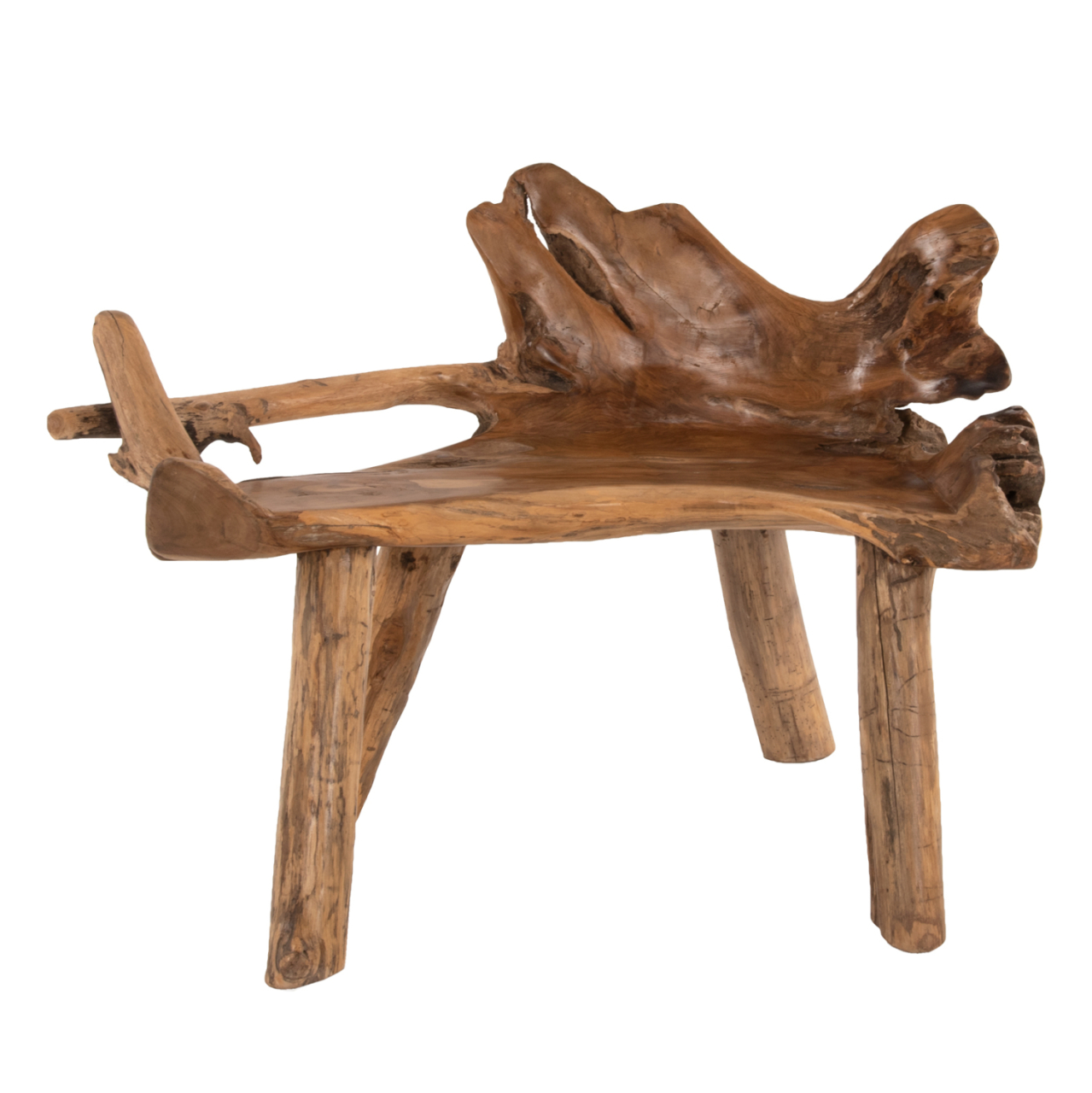 BENCH HM9348 SOLID TEAK NATURAL COLOR 120x88x80 cm. [3]