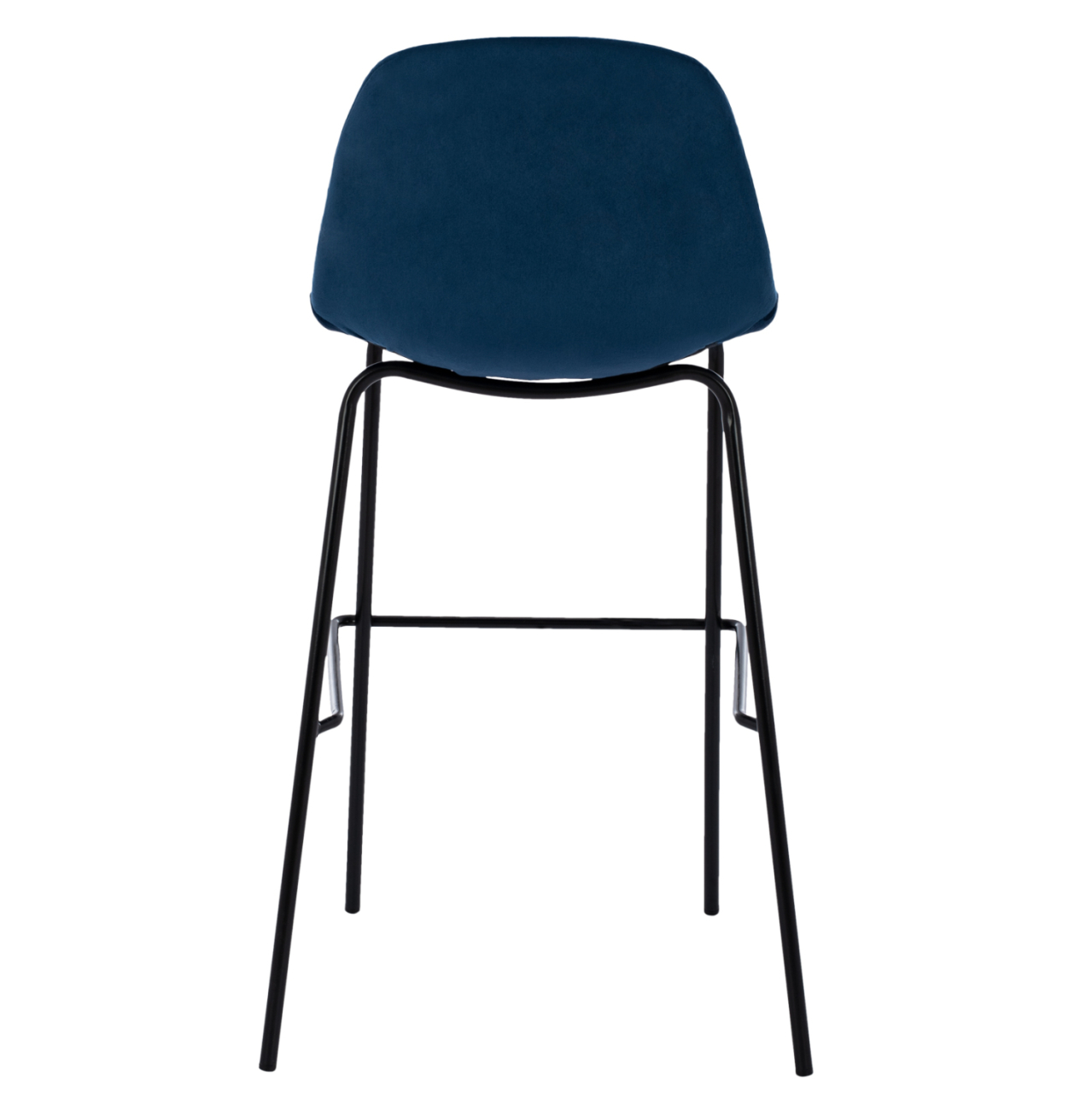 BLUE VELVET STOOL AND METAL FRAME HM8579.18 56,5x47x106 cm. [6]