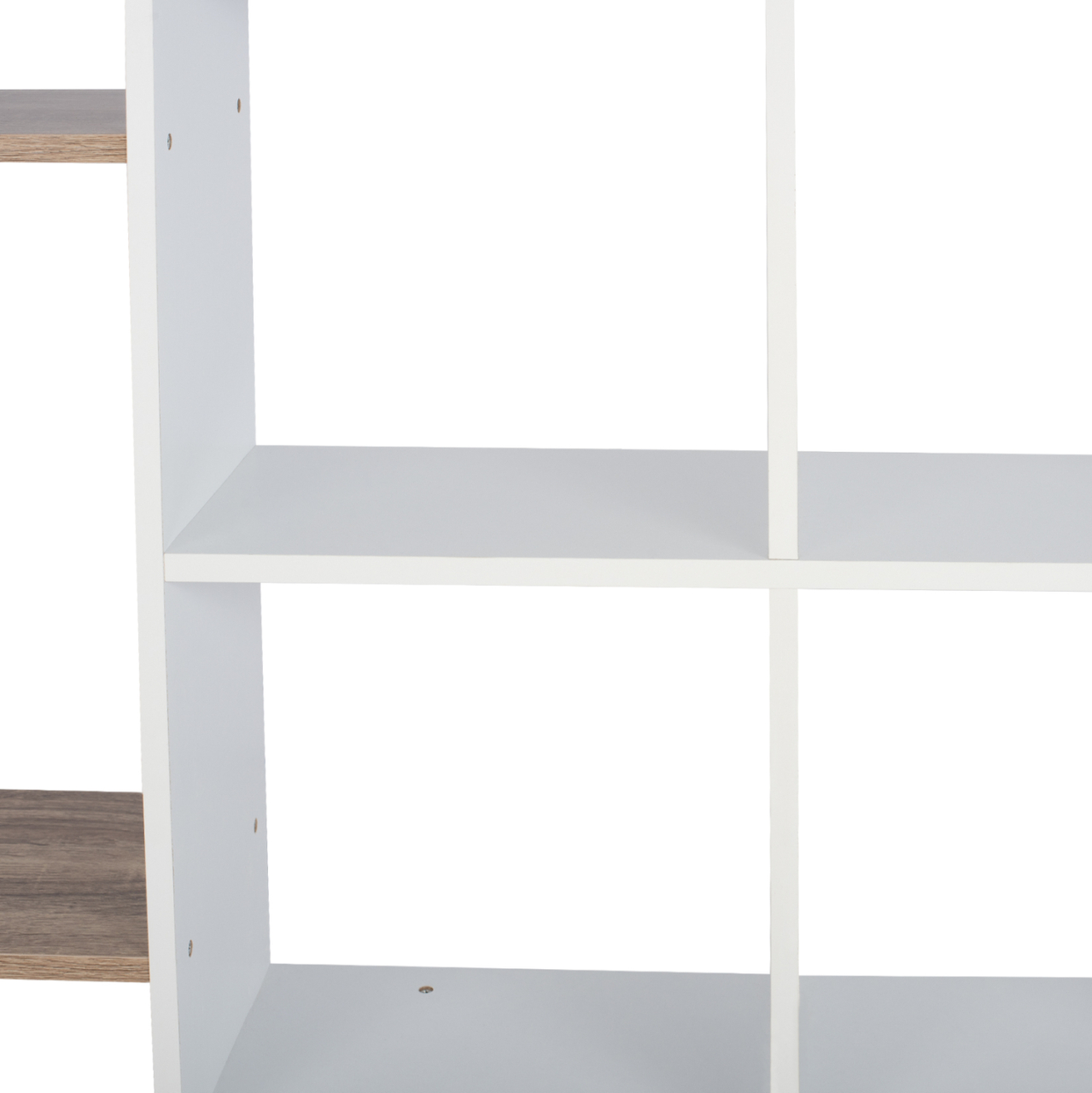 BOOKCASE BRODY HM8771.01 136X22X136 WHITE [5]