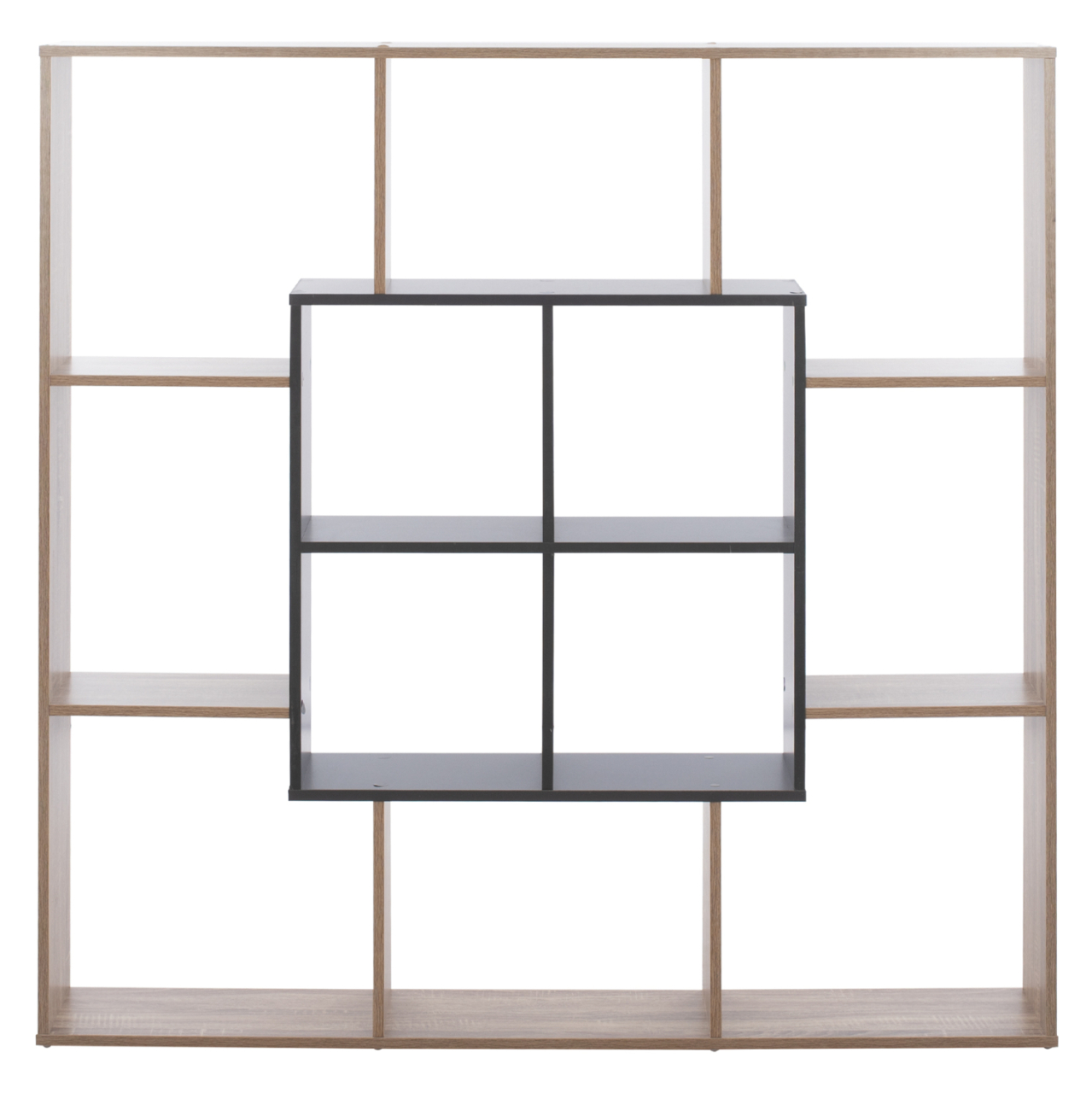 BOOKCASE BRODY HM8771.02 136X22X136 GRAY [3]