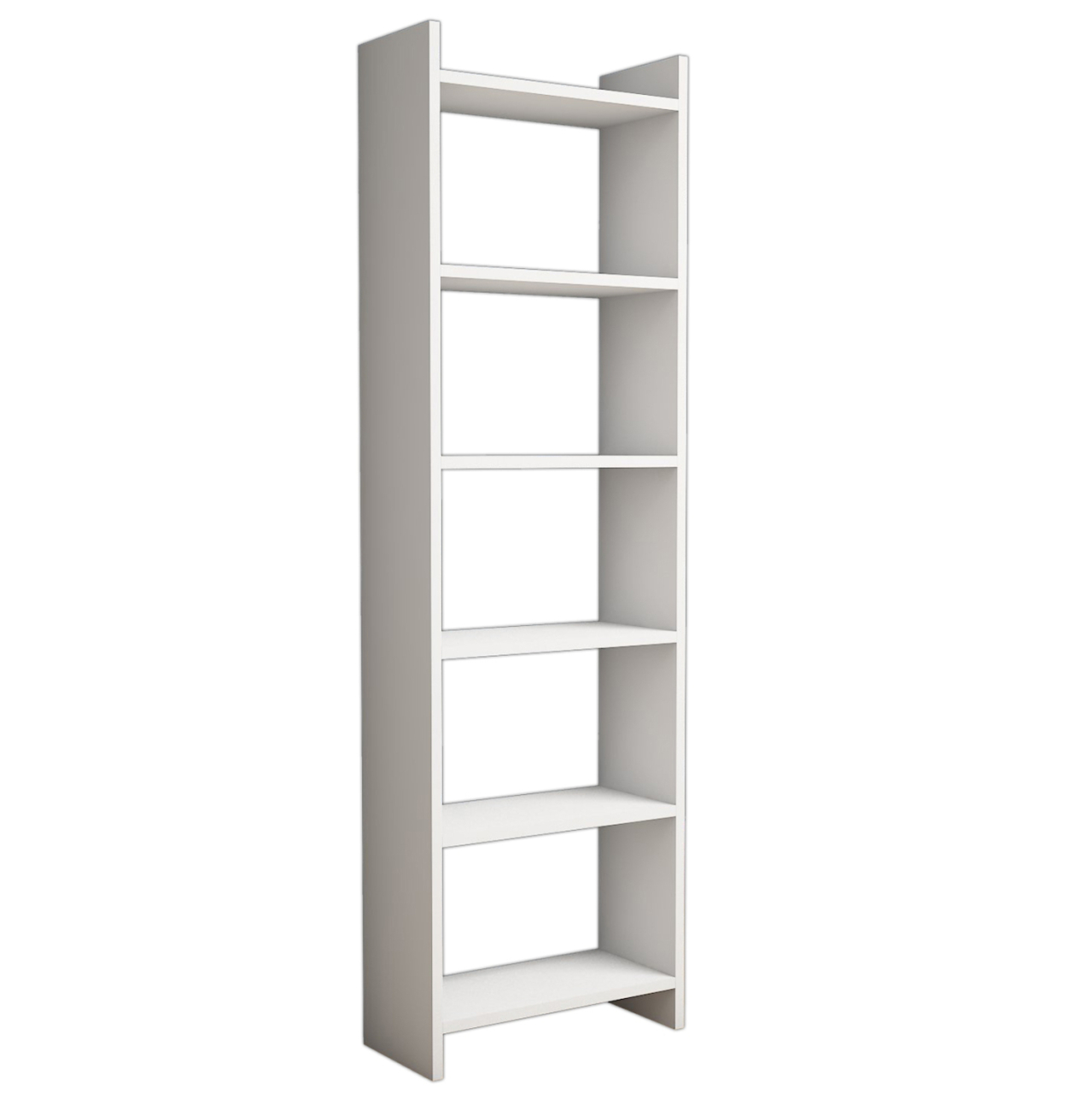 BOOKCASE CLASSIKER HM9226.11 MELAMINE WHITE 48,5x22x160Hcm. [4]