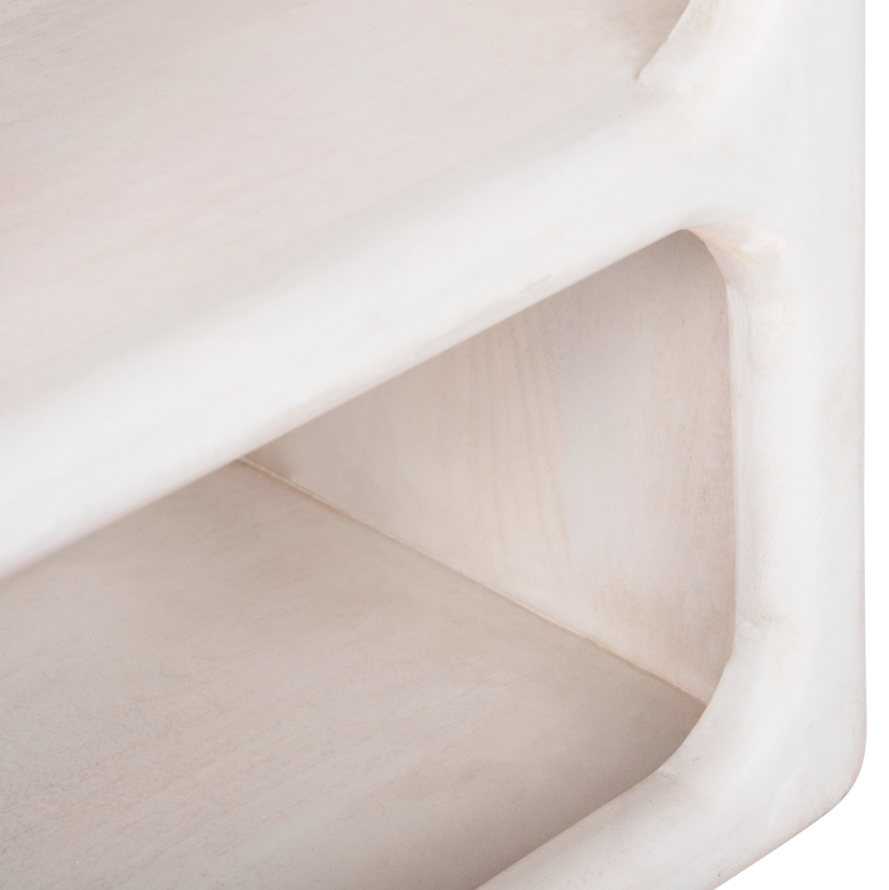 BOOKCASE HANDYR HM9707 SOLID MANGO WOOD IN WHITE COLOR 100x35x165Hcm. [6]