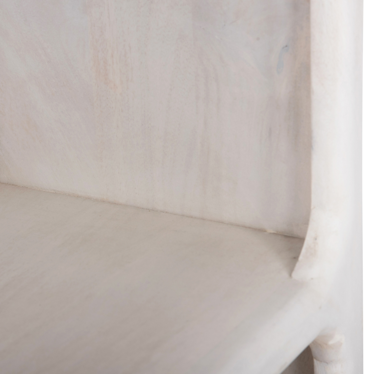 BOOKCASE HANDYR HM9707 SOLID MANGO WOOD IN WHITE COLOR 100x35x165Hcm. [5]