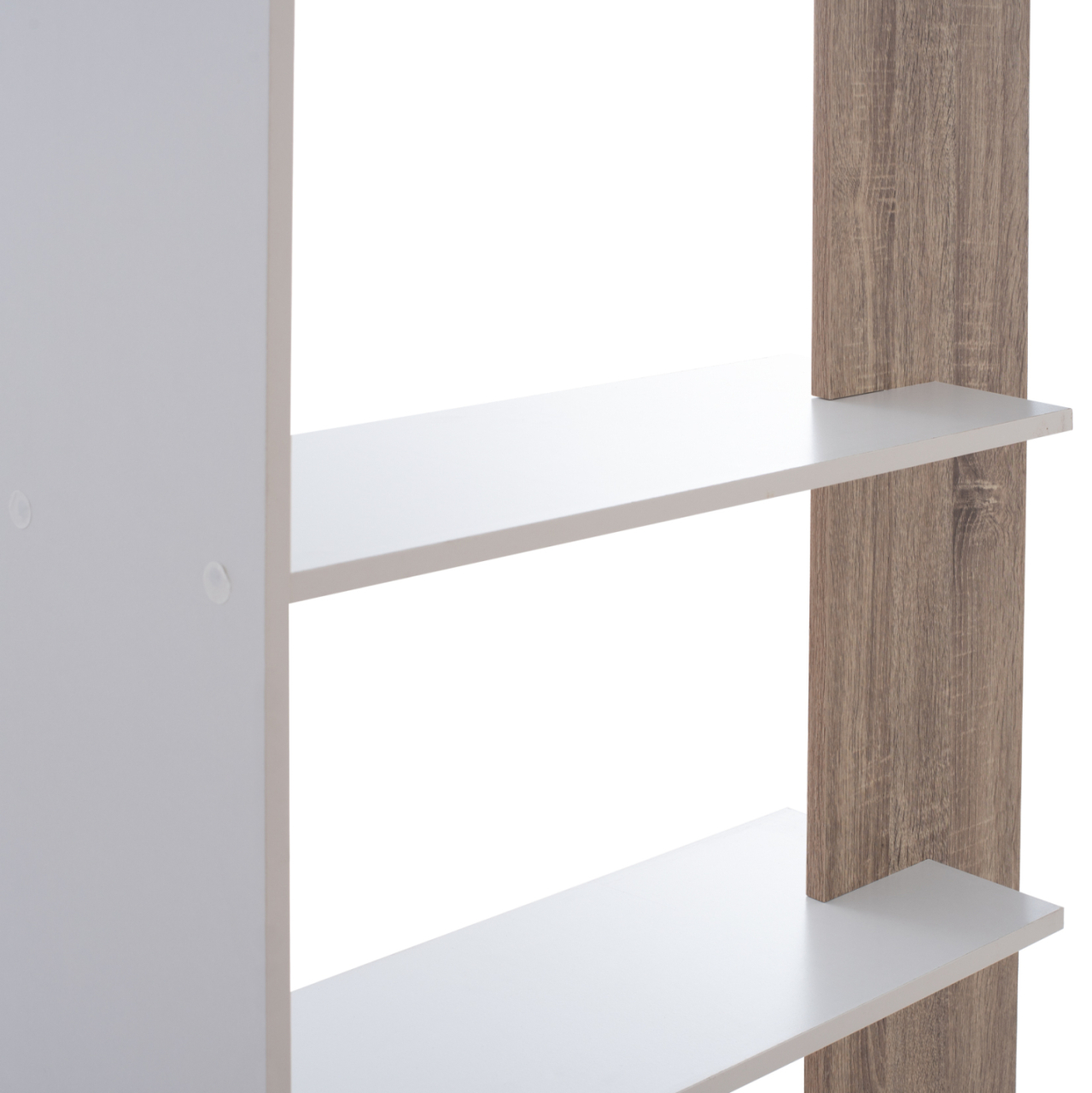 BOOKCASE HARVEY HM8770 80X23X141 WHITE [4]