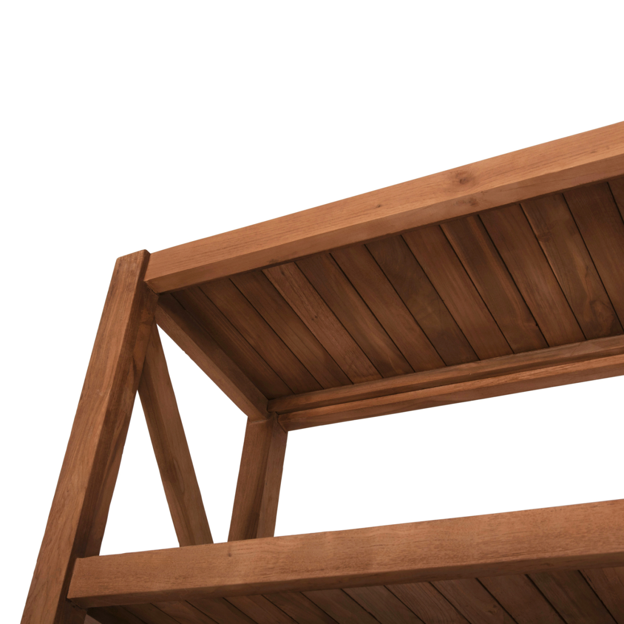 BOOKCASE KITAKU HM9798 RECYCLED TEAK IN NATURAL 150x45x200Hcm. [7]