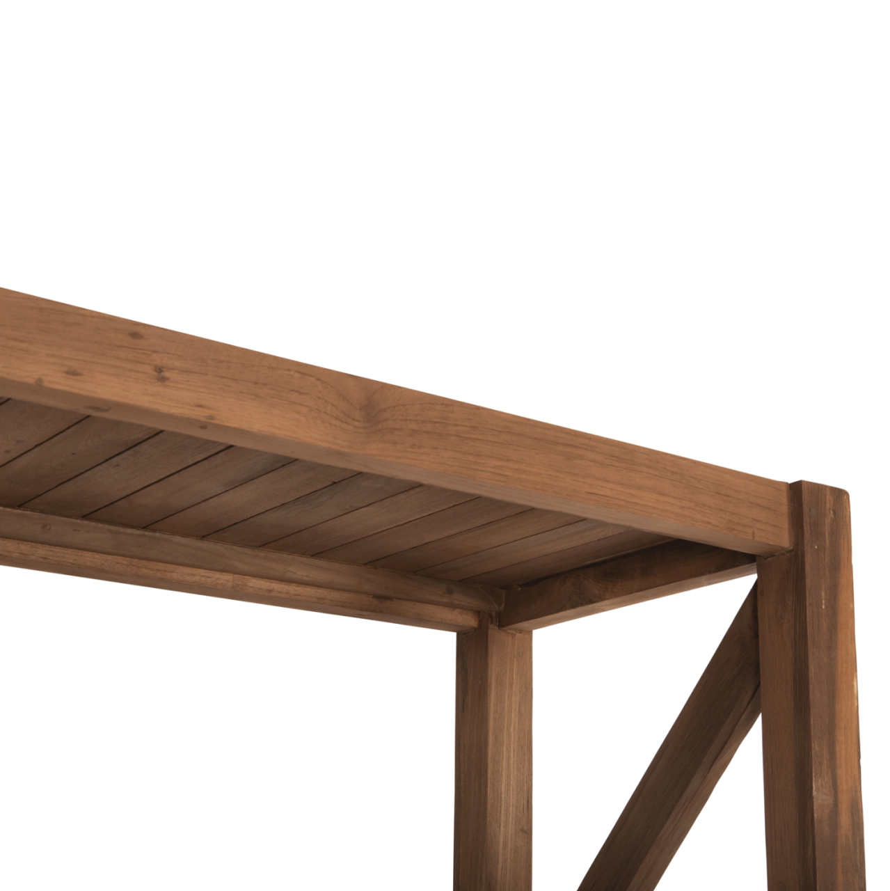 BOOKCASE KITAKU HM9798 RECYCLED TEAK IN NATURAL 150x45x200Hcm. [8]