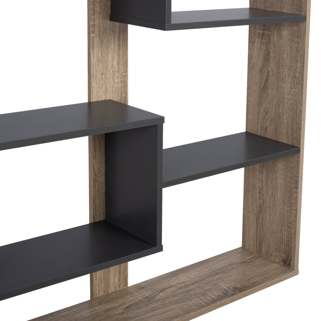 BOOKCASE MARCELINE HM8772.02 100Χ21Χ124,5 GRAY [6]