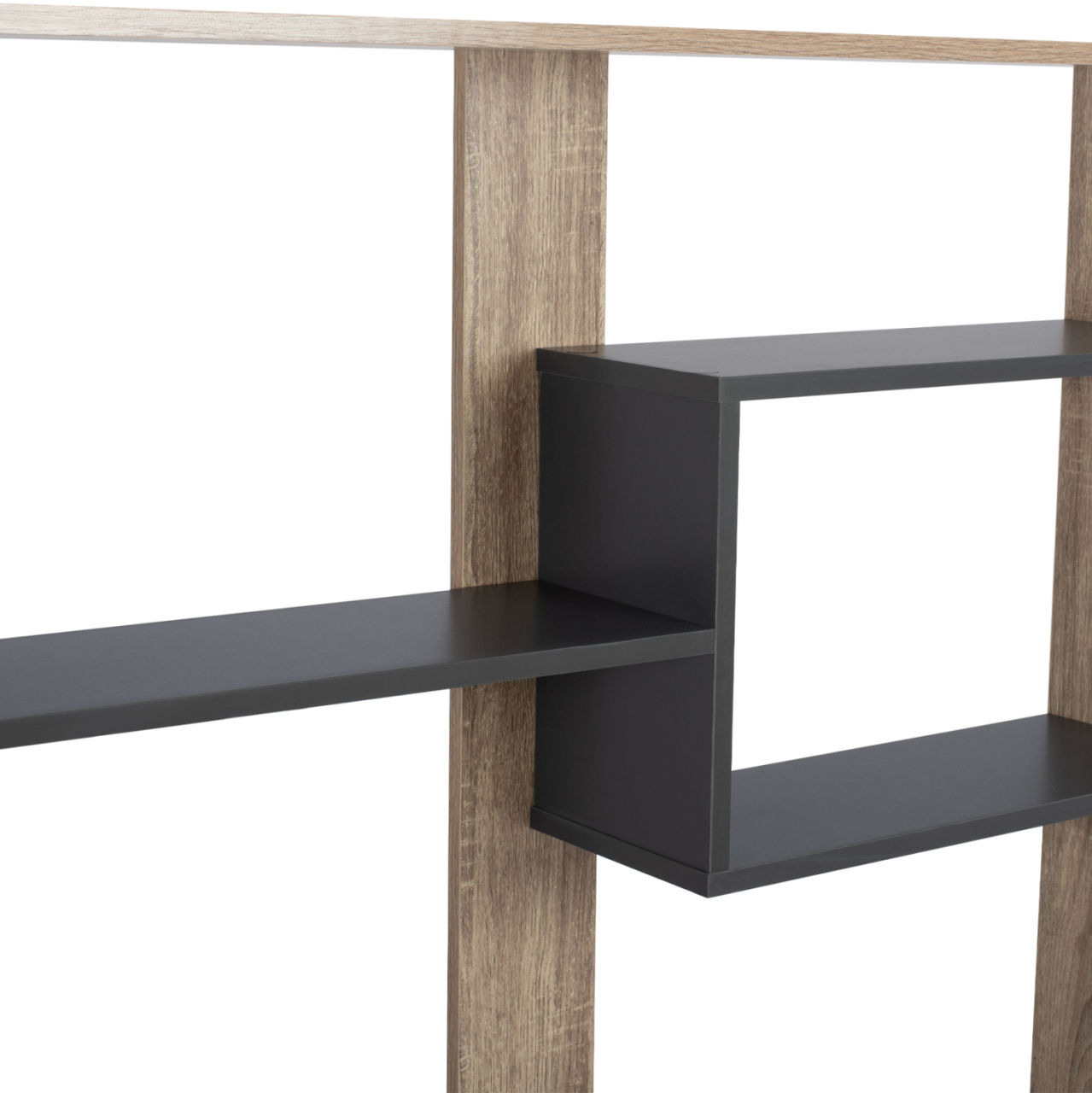 BOOKCASE MARCELINE HM8772.02 100Χ21Χ124,5 GRAY [5]