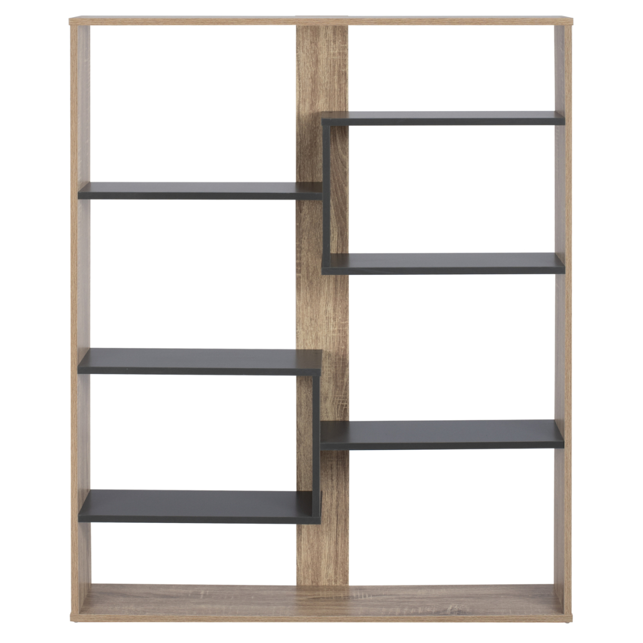 BOOKCASE MARCELINE HM8772.02 100Χ21Χ124,5 GRAY [3]