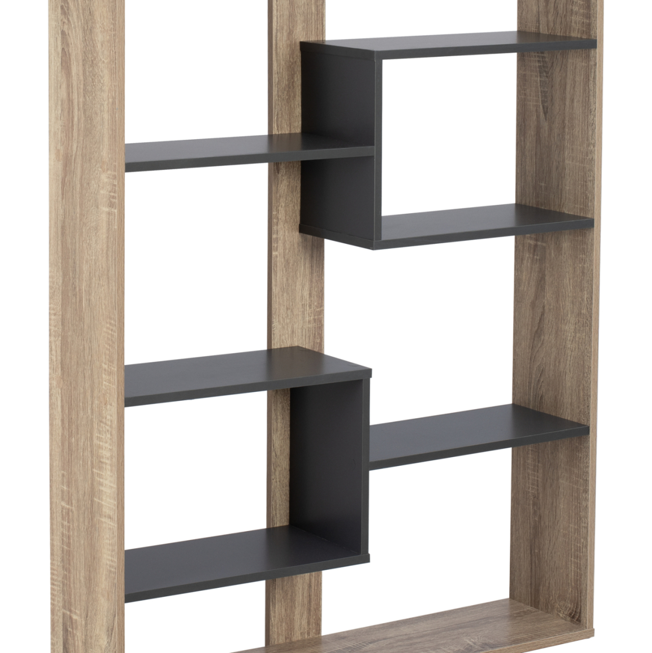 BOOKCASE MARCELINE HM8772.02 100Χ21Χ124,5 GRAY [4]