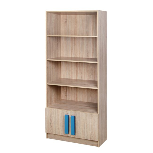 Bookcase Playroom Sonama-Blue HM10146.02 80X35X180cm [3]