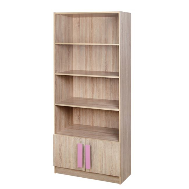 Bookcase Playroom Sonama-Pink HM10146.03 80X35X180cm [3]