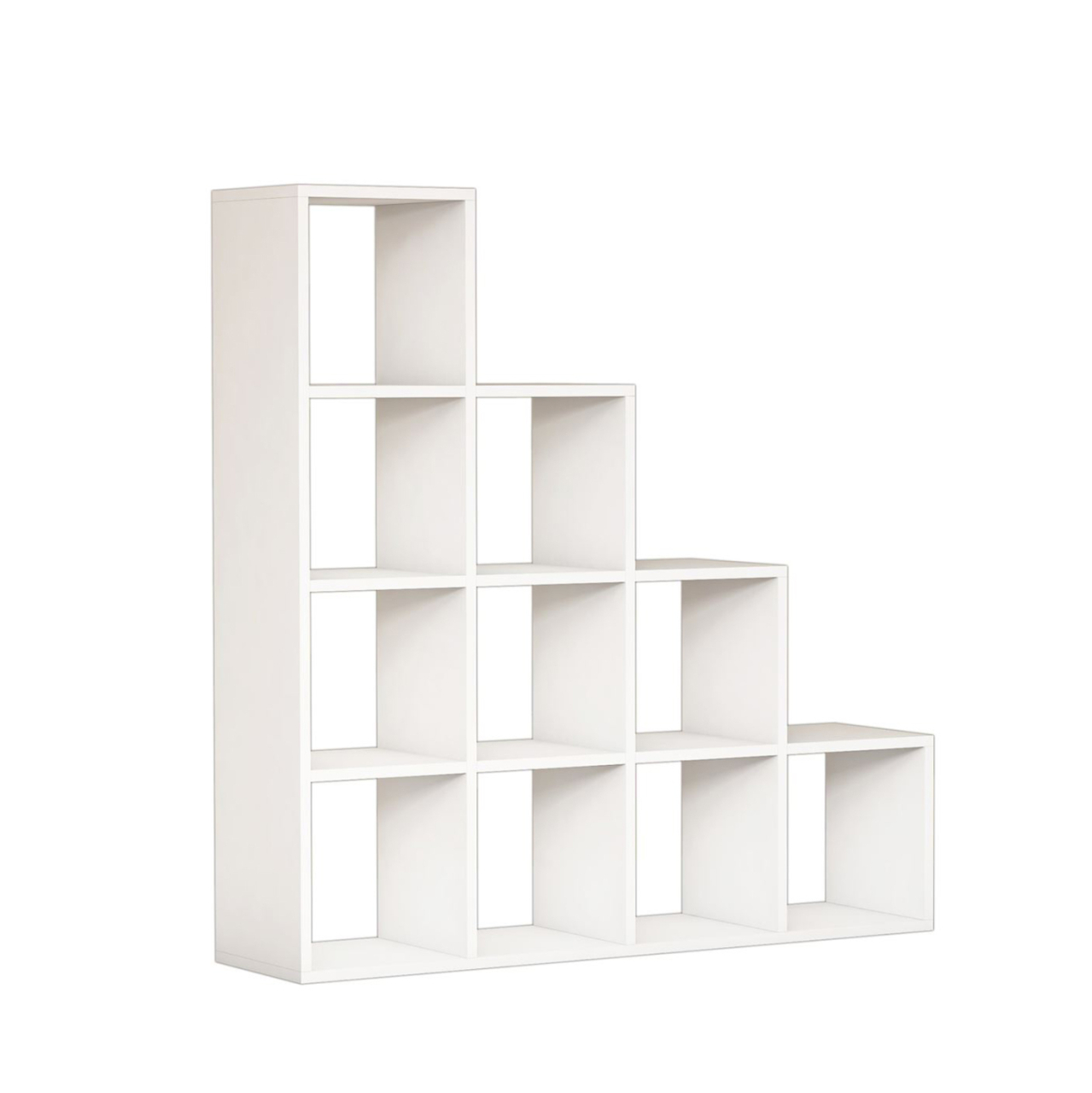 BOOKCASE SCALE HM9238.11 MELAMINE WHITE 120x30x123,6Hcm. [4]