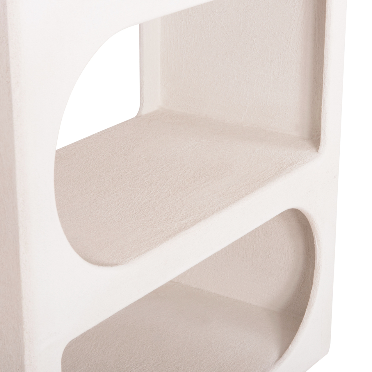 BOOKCASE SERIES SANTORINI HM18062 MDF IN WHITE COLOR 80x38x180Hcm. [4]