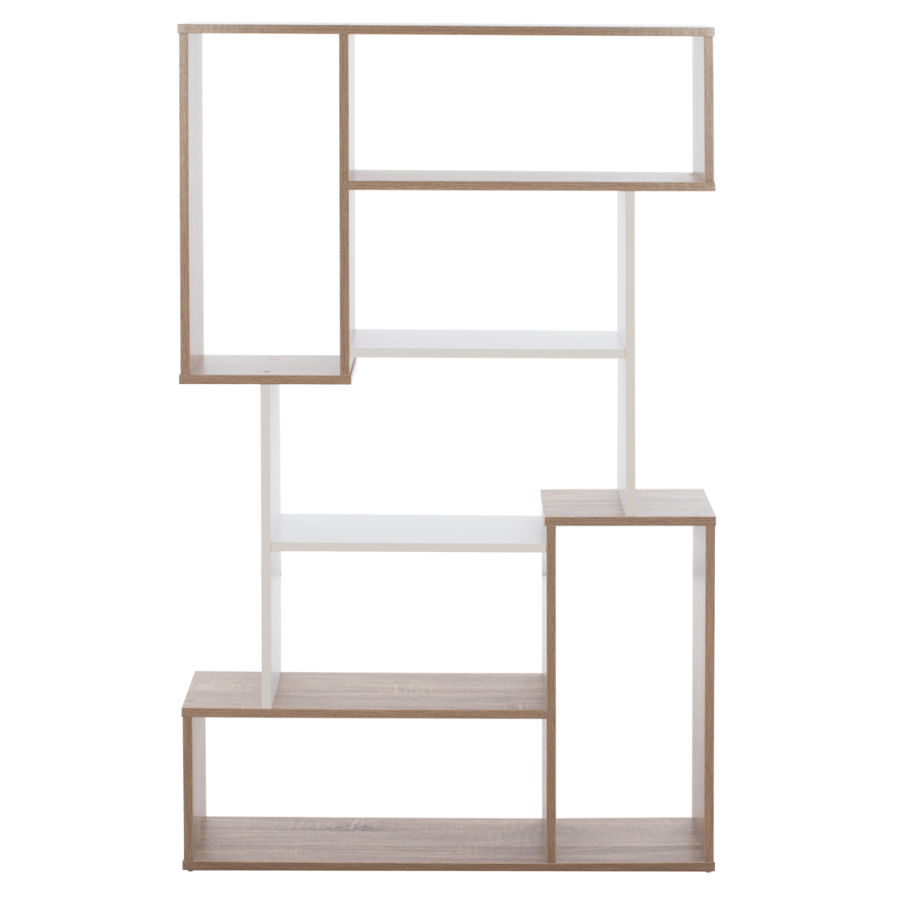BOOKCASE SHAY HM8768.01 85X22X140 WHITE [3]