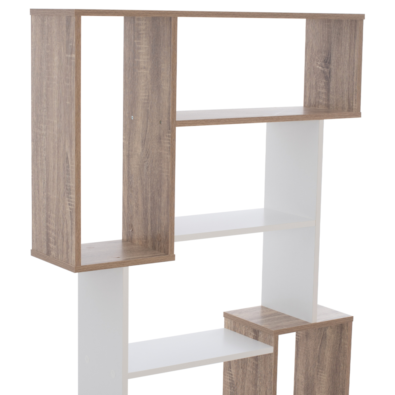 BOOKCASE SHAY HM8768.01 85X22X140 WHITE [4]