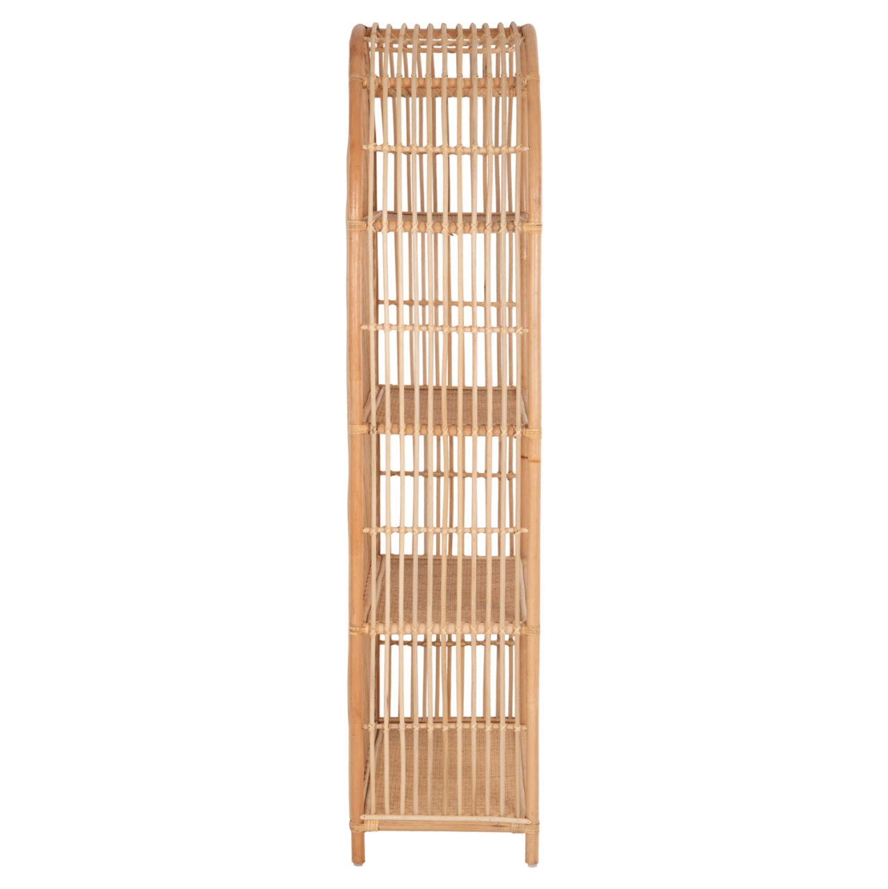BOOKCASE SIMOK HM9552 MADE OF NATURAL RATTAN IN NATURAL COLOR 80x40x182Hcm. [4]