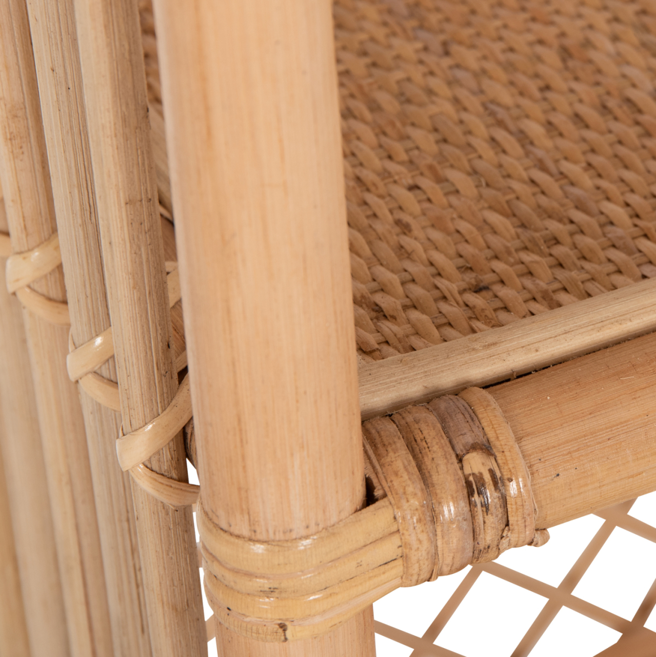 BOOKCASE SIMOK HM9552 MADE OF NATURAL RATTAN IN NATURAL COLOR 80x40x182Hcm. [6]