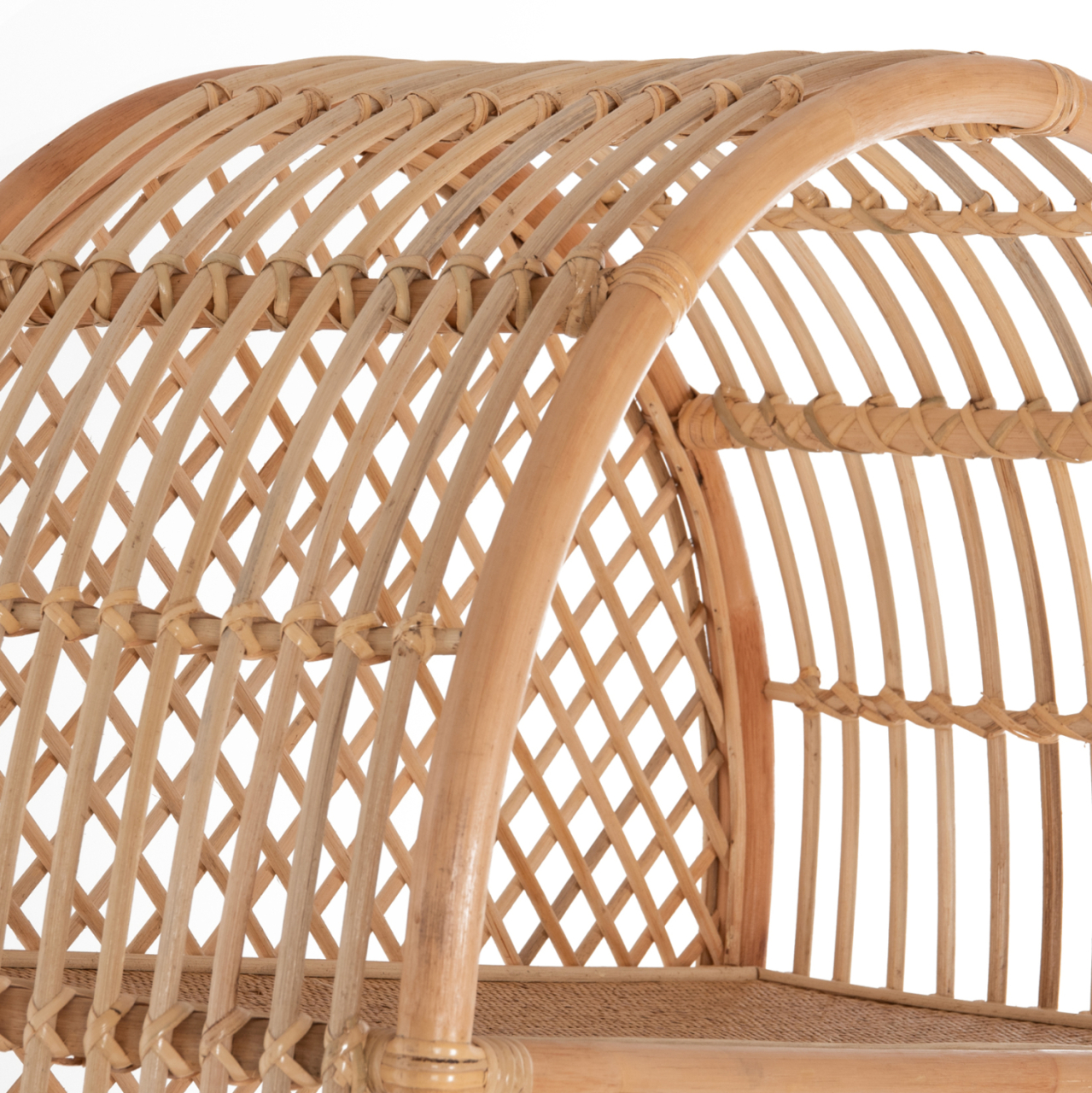 BOOKCASE SIMOK HM9552 MADE OF NATURAL RATTAN IN NATURAL COLOR 80x40x182Hcm. [9]