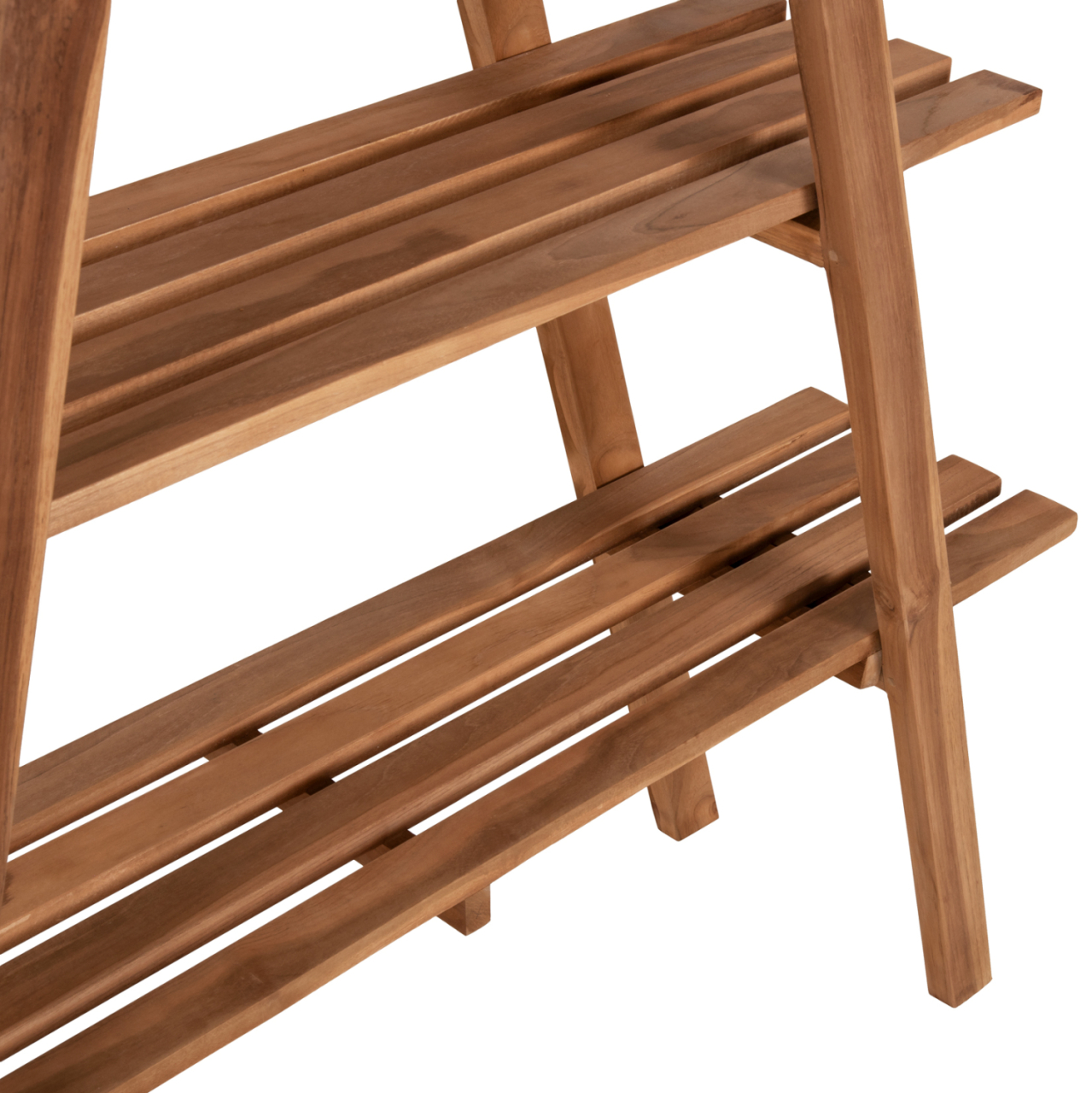 BOOKCASE STAM HM7895 TEAK WOOD IN NATURAL COLOR 120x33x180Hcm [5]