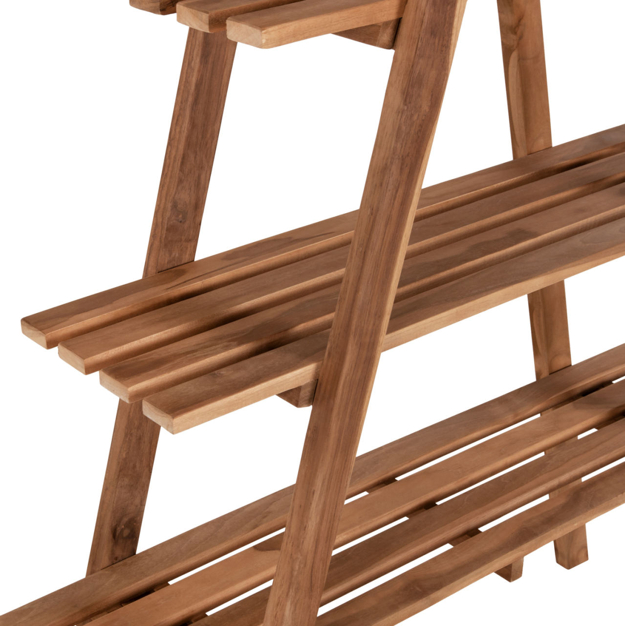 BOOKCASE STAM HM7895 TEAK WOOD IN NATURAL COLOR 120x33x180Hcm [4]