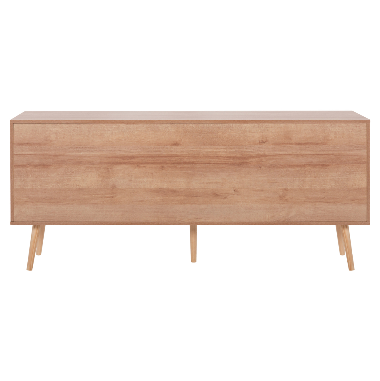 BUFFET COLM HM9440.11 MELAMINE WITH SYNTHETIC RATTAN ON 4 DOORS 160x39,5x71Hcm. [5]