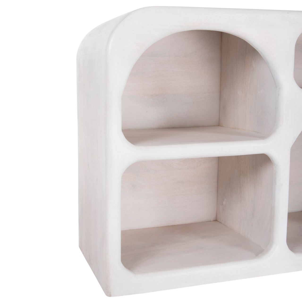 BUFFET HANDYR HM9705 SOLID MANGO WOOD IN WHITE COLOR 165x35x75Hcm. [5]