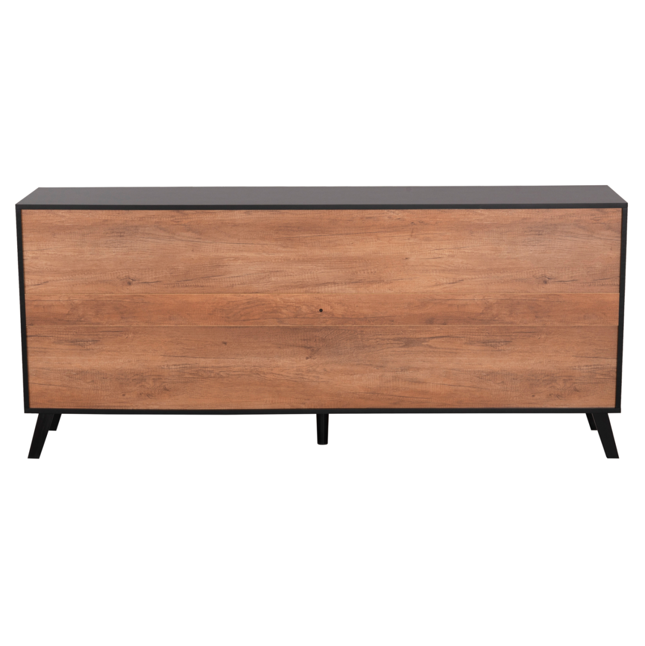 BUFFET KRUDEN HM9446.11 MELAMINE IN BLACK-NATURAL 180x40x78.6Hcm. [6]