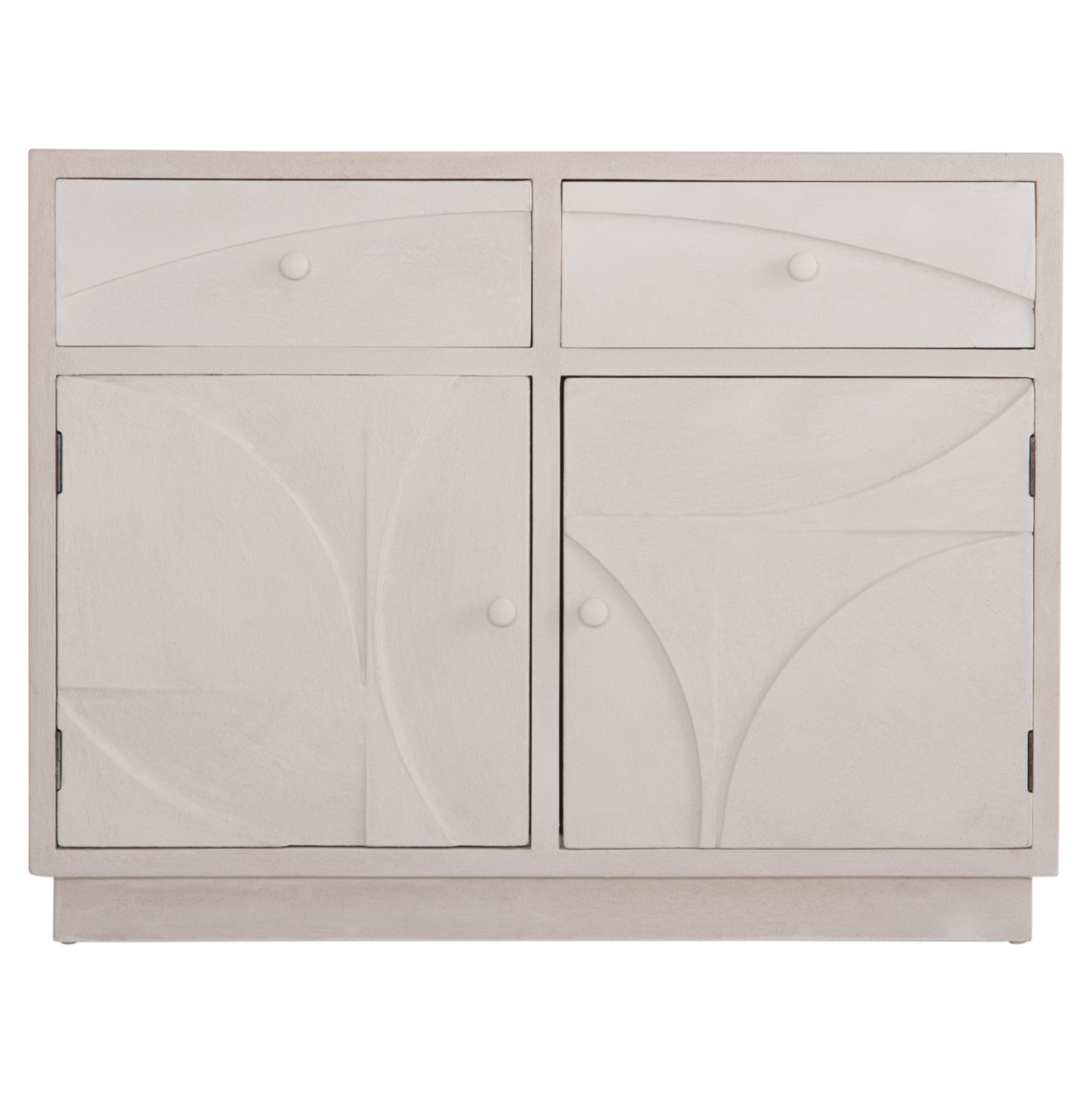 BUFFET SERIES SANTORINI HM18046 MDF IN OFF-WHITE COLOR-2 DRAWERS and 2 DOORS 107x38x82.5Hcm. [3]