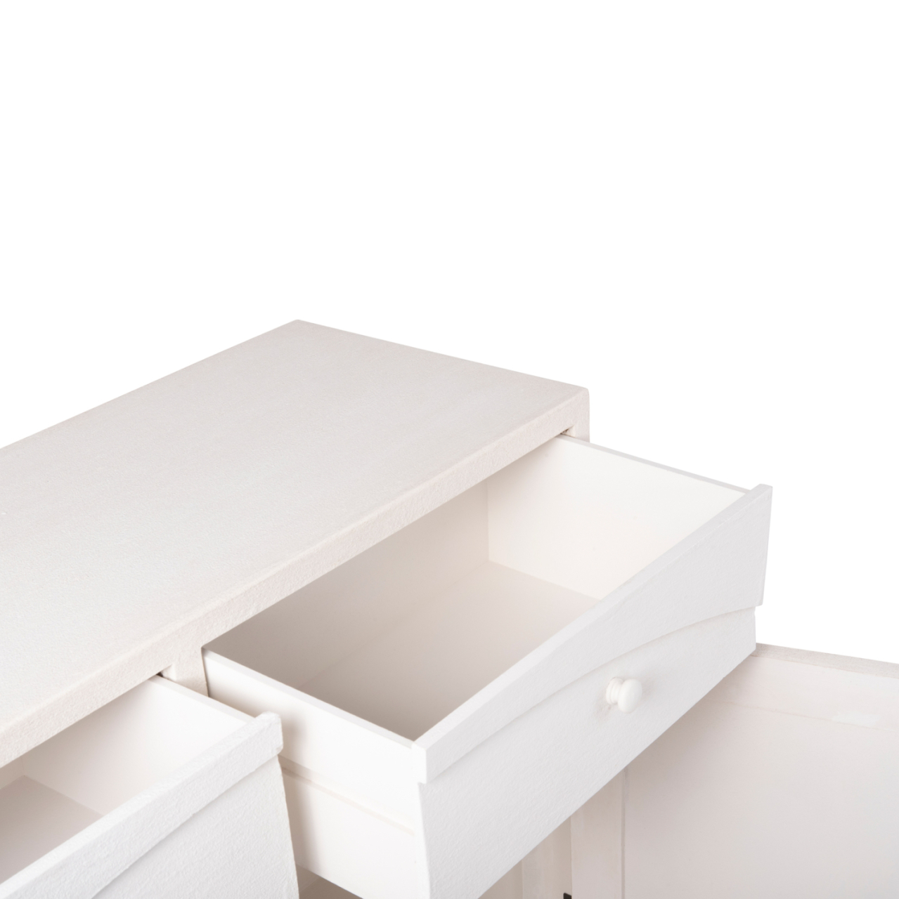 BUFFET SERIES SANTORINI HM18046 MDF IN OFF-WHITE COLOR-2 DRAWERS and 2 DOORS 107x38x82.5Hcm. [10]
