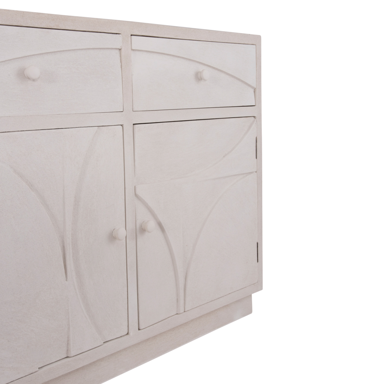 BUFFET SERIES SANTORINI HM18046 MDF IN OFF-WHITE COLOR-2 DRAWERS and 2 DOORS 107x38x82.5Hcm. [7]