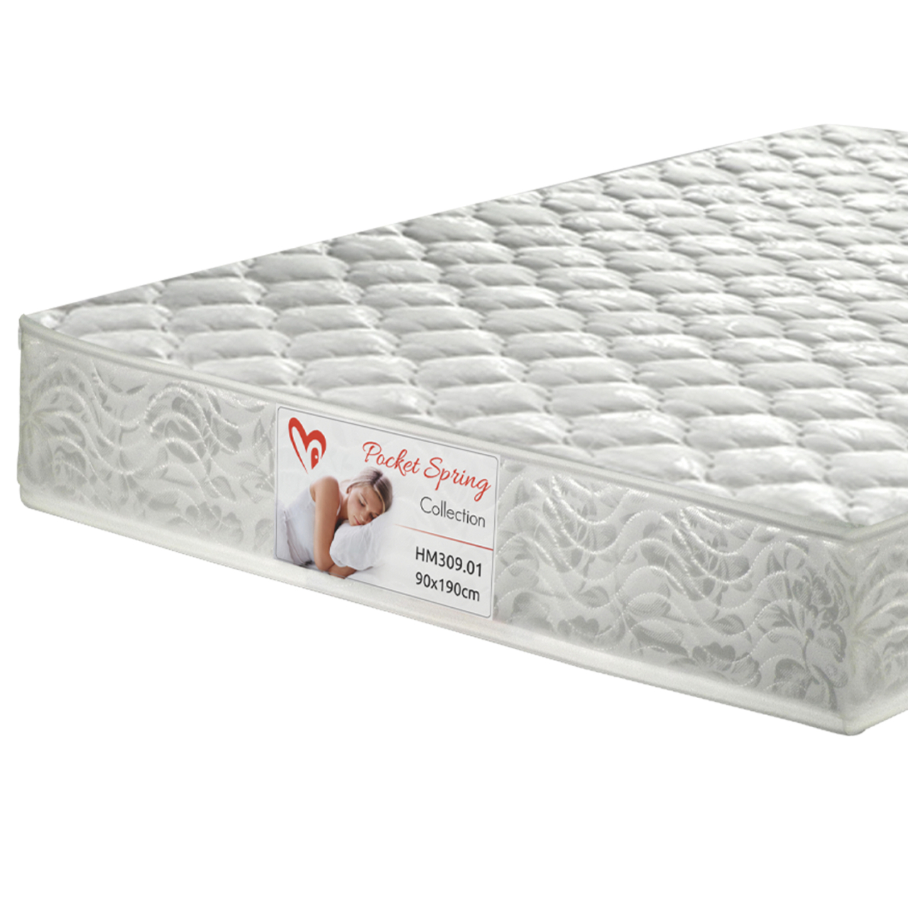 BUNK BED BEAMER HM21320 PINE WOOD IN WHITE--FOR MATTRESSES 90 and 140x190cm. [4]