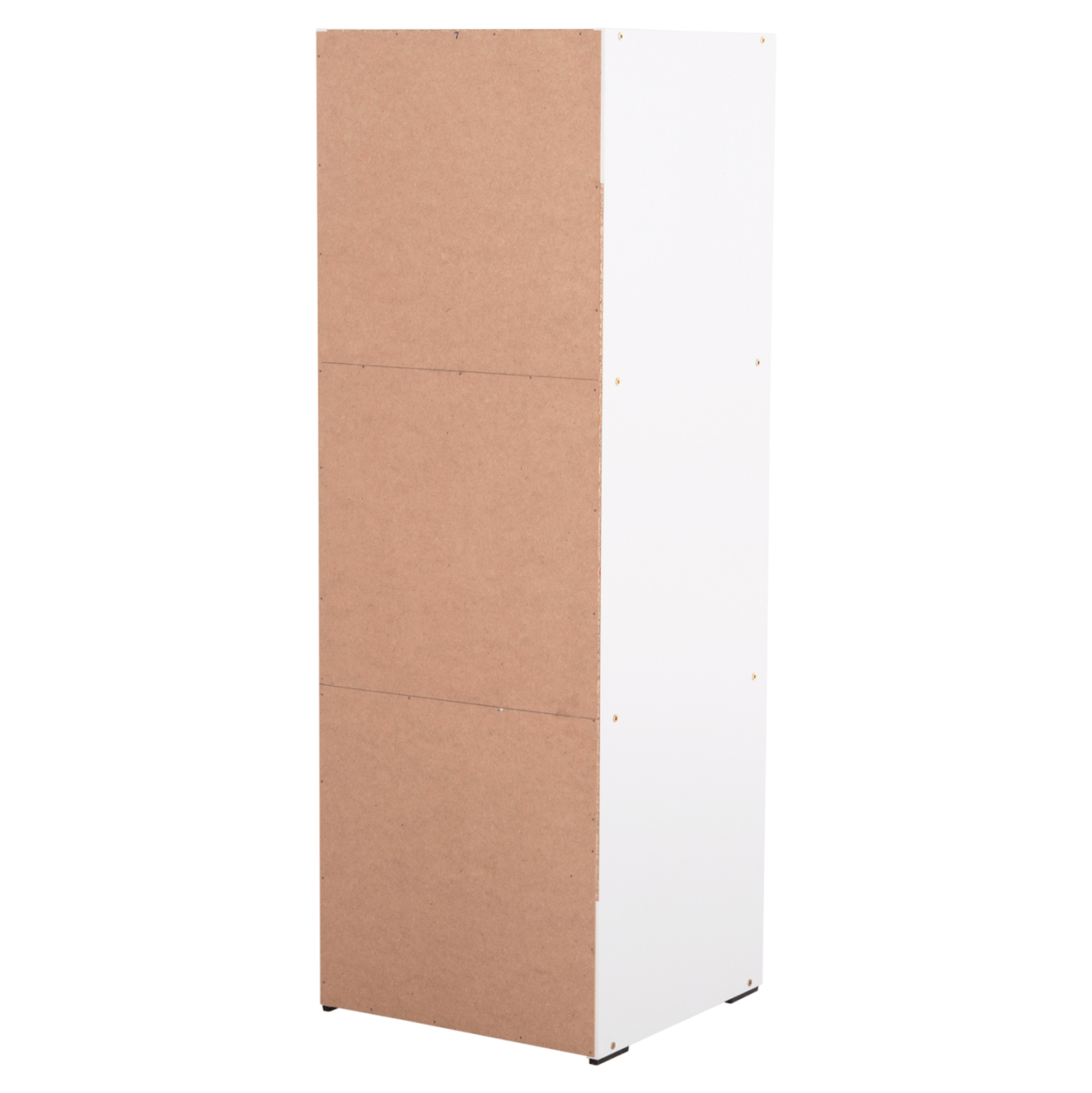 CABINET WITH 3 STORAGE SPACES SORIANO HM9939.01 WHITE MELAMINE 40x39x119Hcm. [5]