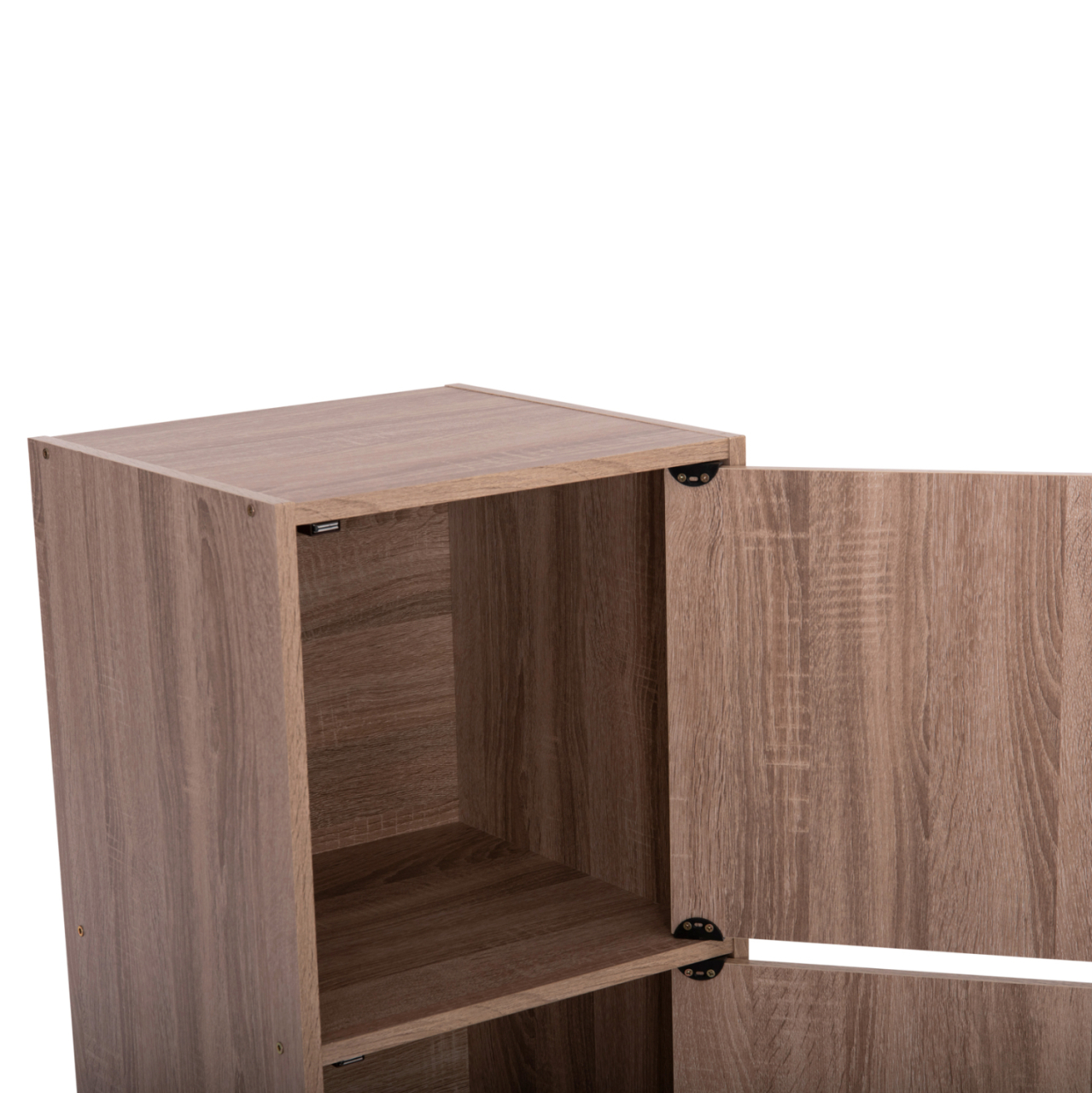 CABINET WITH 3 STORAGE SPACES SORIANO HM9939.11 SONAMA OAK MELAMINE 40x39x119Hcm. [9]