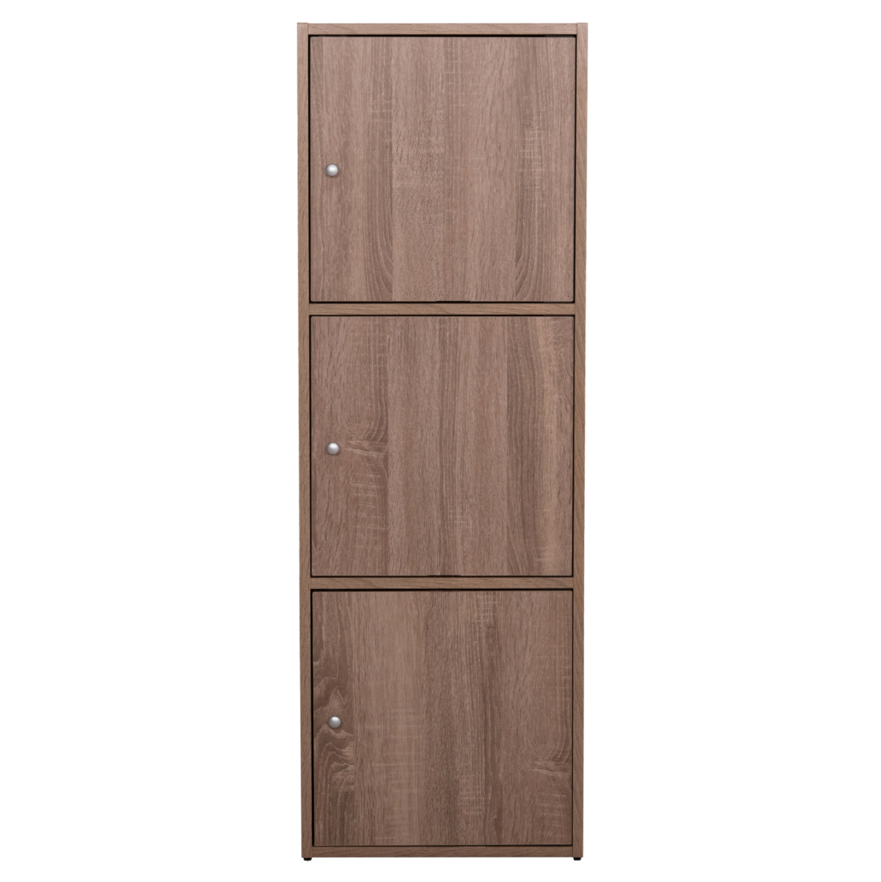 CABINET WITH 3 STORAGE SPACES SORIANO HM9939.11 SONAMA OAK MELAMINE 40x39x119Hcm. [3]