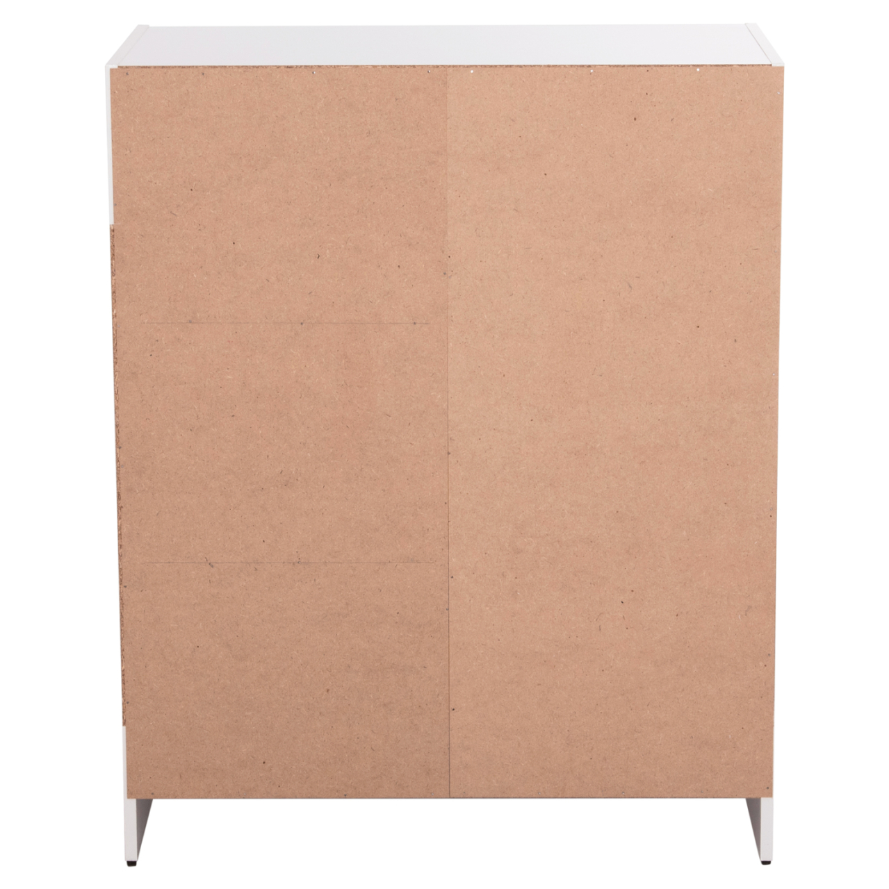 CABINET WITH 4 STORAGE SPACES MATIN HM2479.01 SONAMA OAK-WHITE MELAMINE 80x39,5x99,5Hcm. [5]