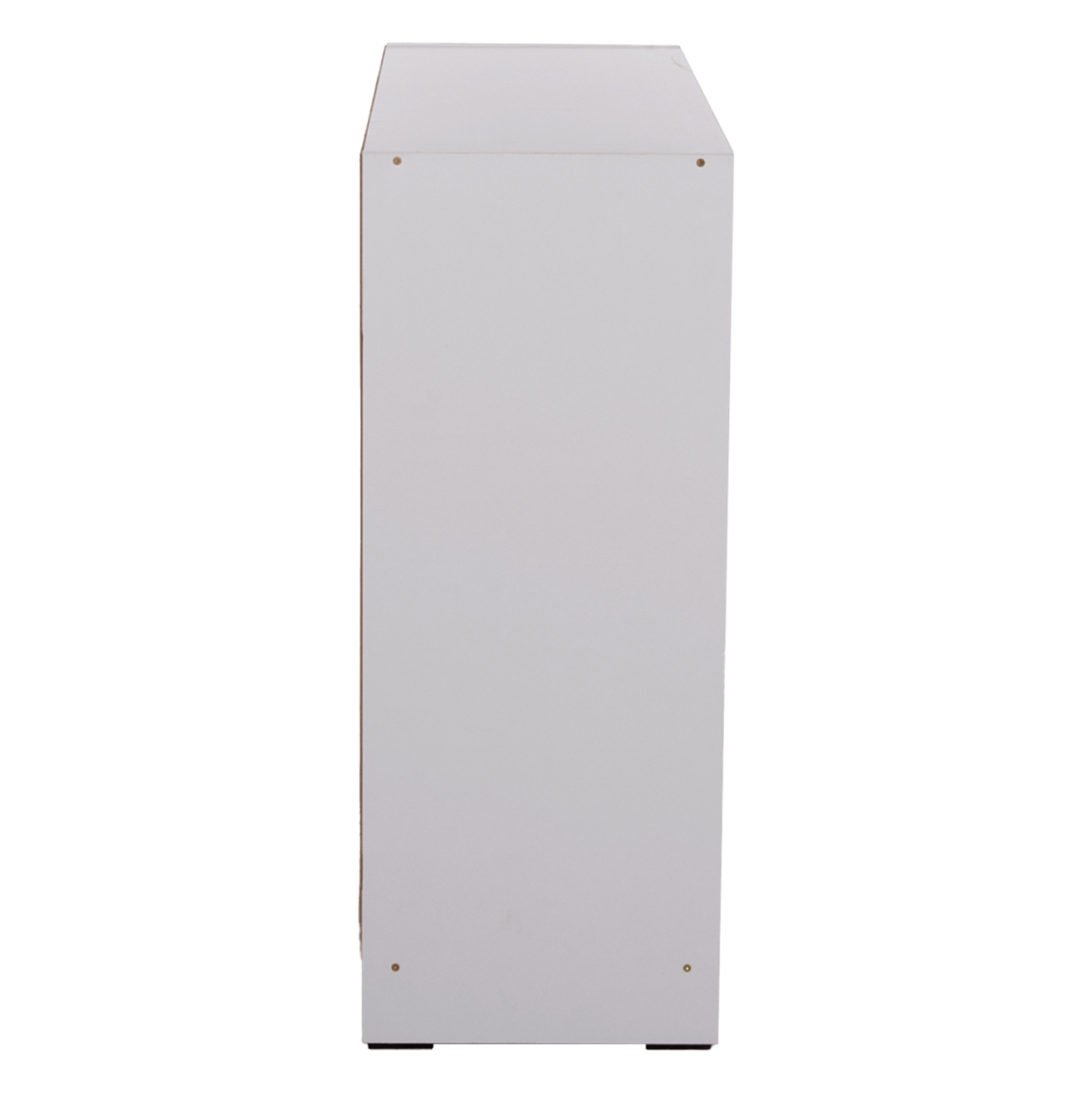 CABINET WITH 4 STORAGE SPACES MATIN HM2480.01 SONAMA OAK-WHITE MELAMINE 117x39,5x99,5Hcm. [4]