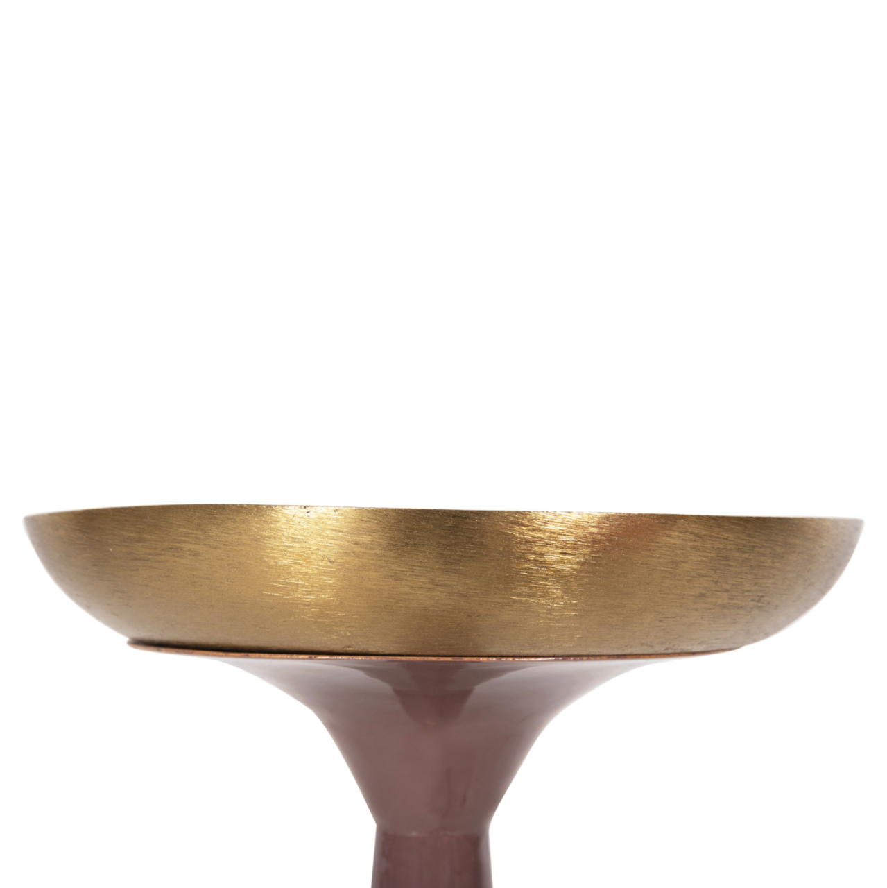 CANDLESTICK (PILLAR) GUNTUR HM4244.06 METAL IN LIGHT CORAL-GOLD Φ20,5x68Hcm. [6]