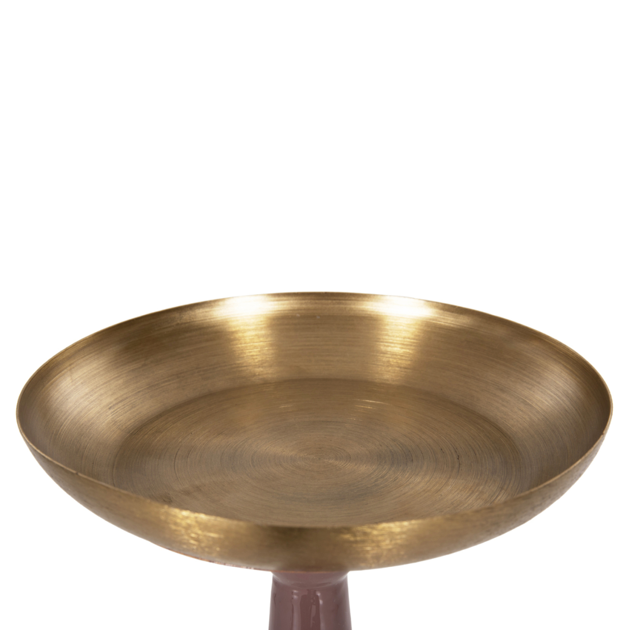 CANDLESTICK (PILLAR) GUNTUR HM4244.06 METAL IN LIGHT CORAL-GOLD Φ20,5x68Hcm. [5]